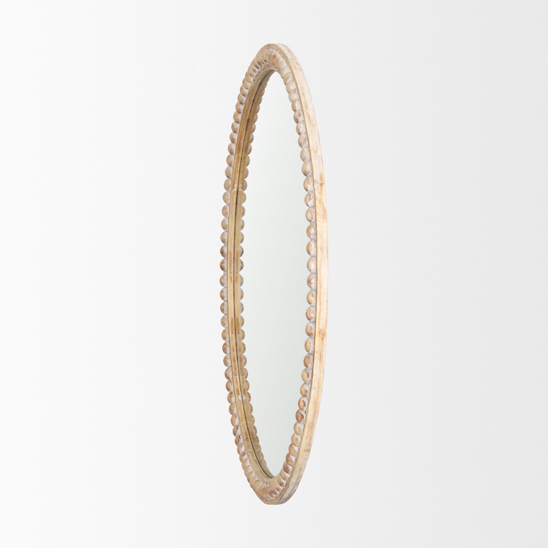 Beaded Wood Wall Mirror Side View Beaded Detailing.jpeg (Copy)