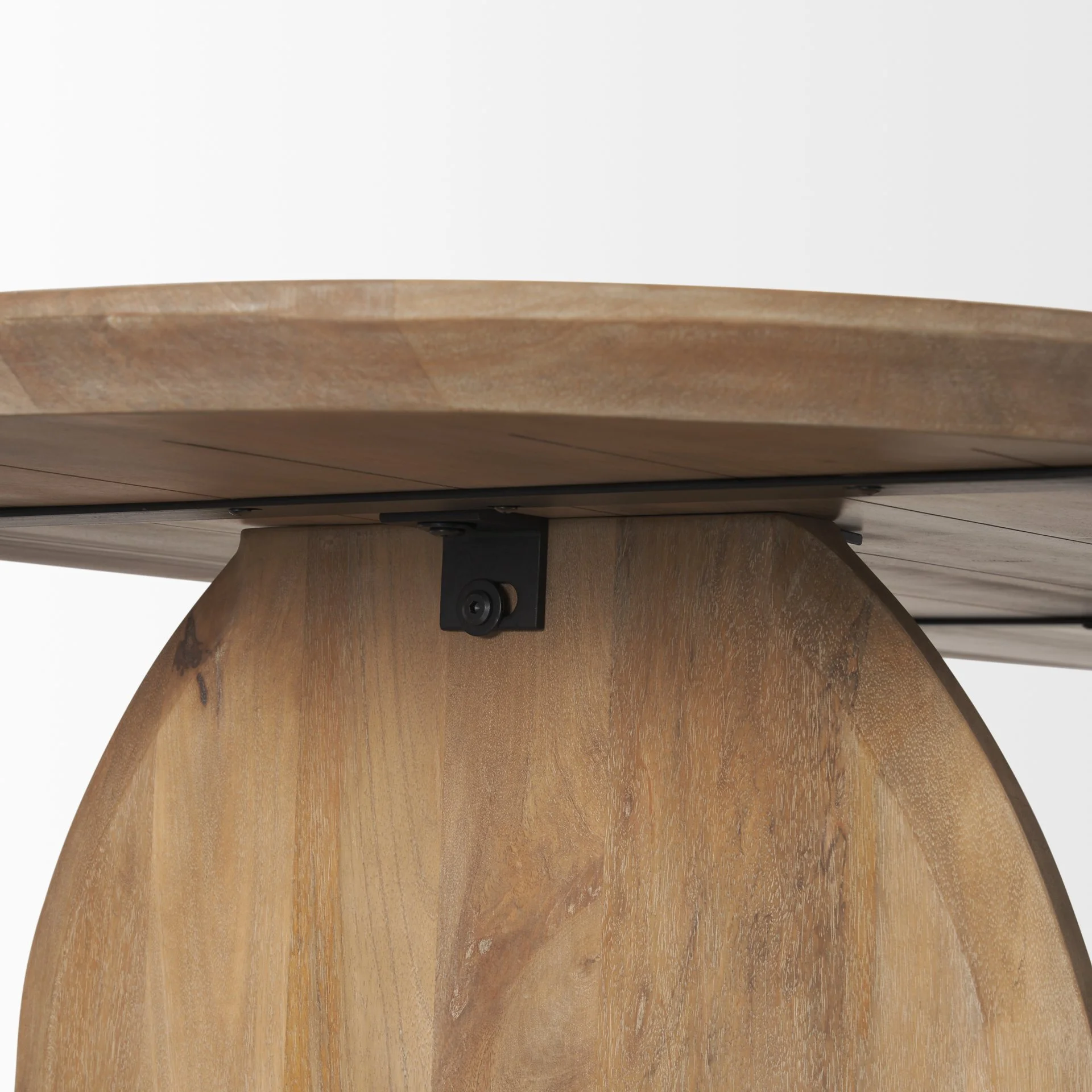 Hardware Detail on Light Oak Dining Table.jpeg