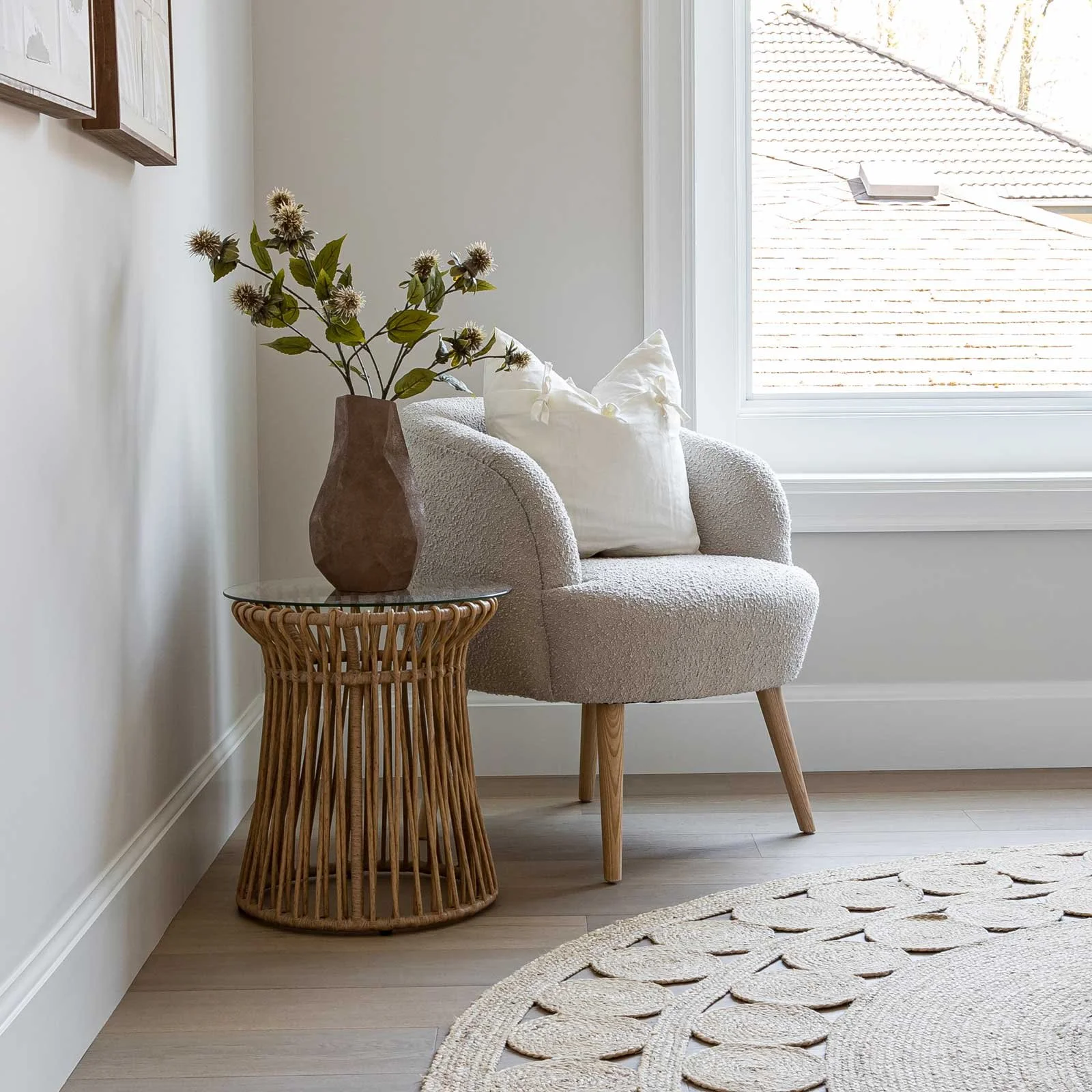 Rattan and Glass Round Accent Table - 05.jpg