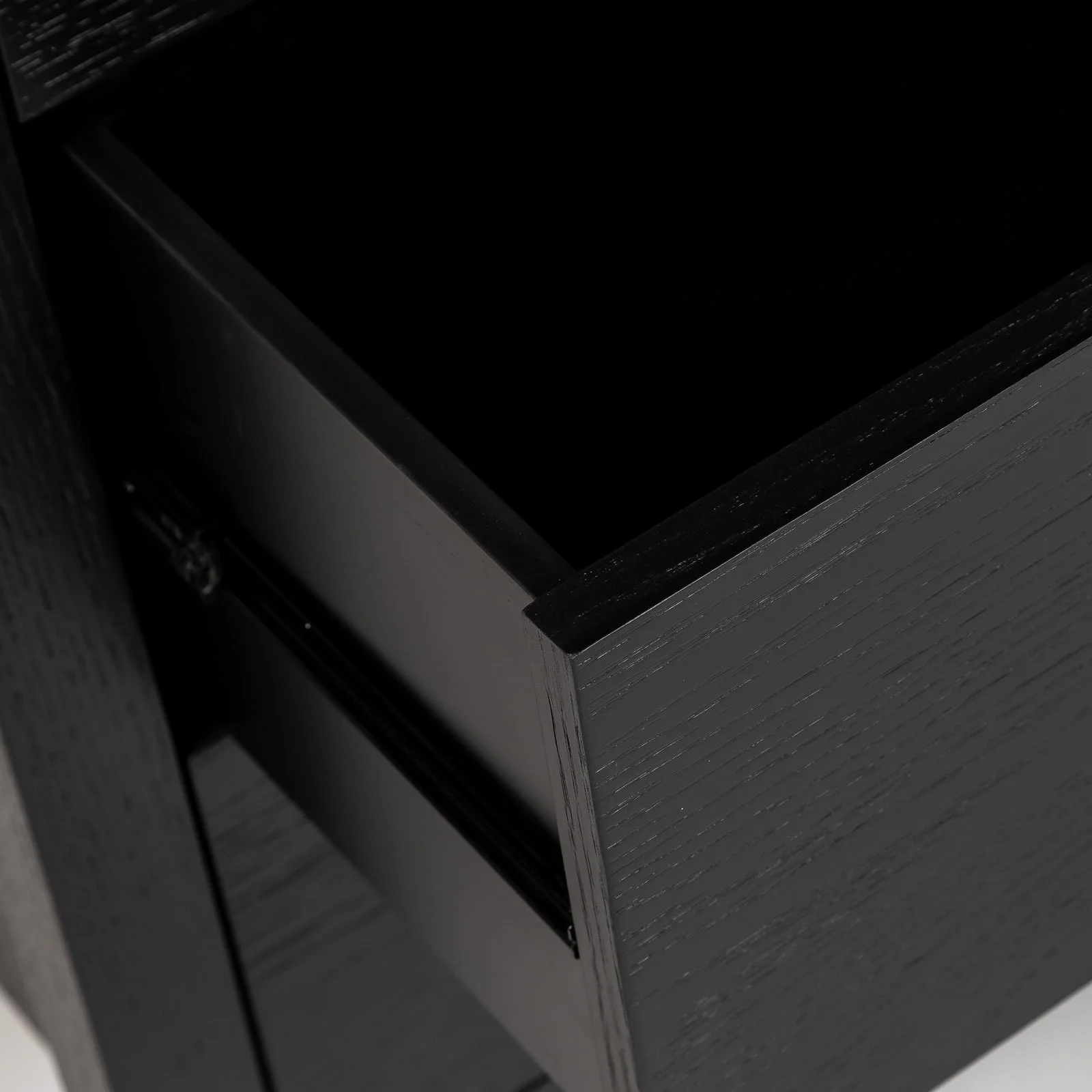 11 Dresser - 6 Drawers - Black Open Drawer.jpeg