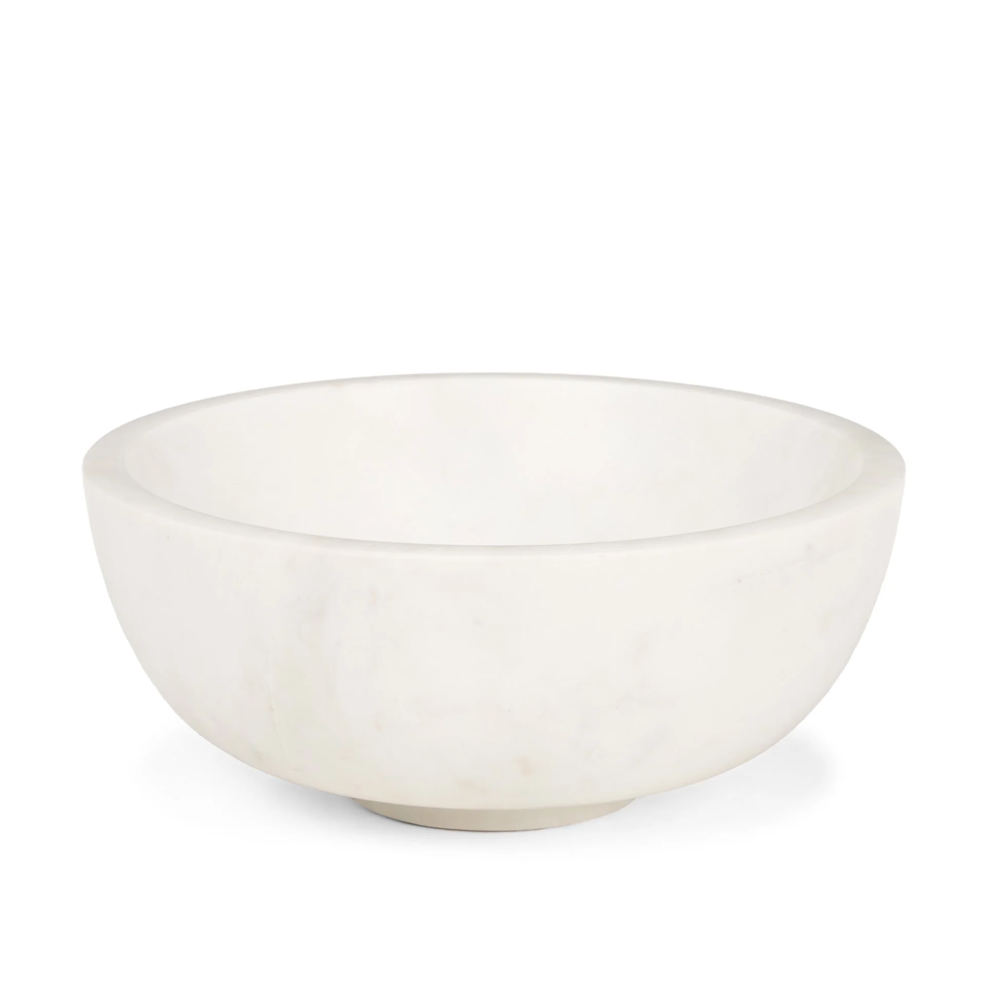 Large Banswara Marble Bowl-Solid White Marble.jpeg