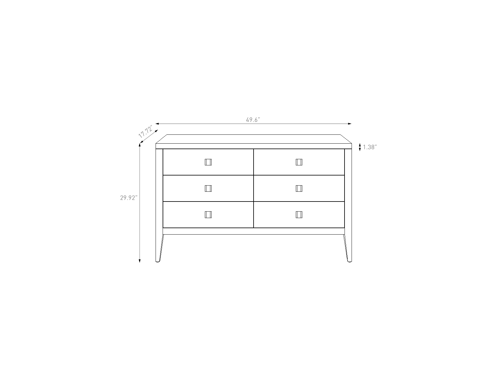 11 Dresser - 6 Drawer - Dresser Measurements .jpeg