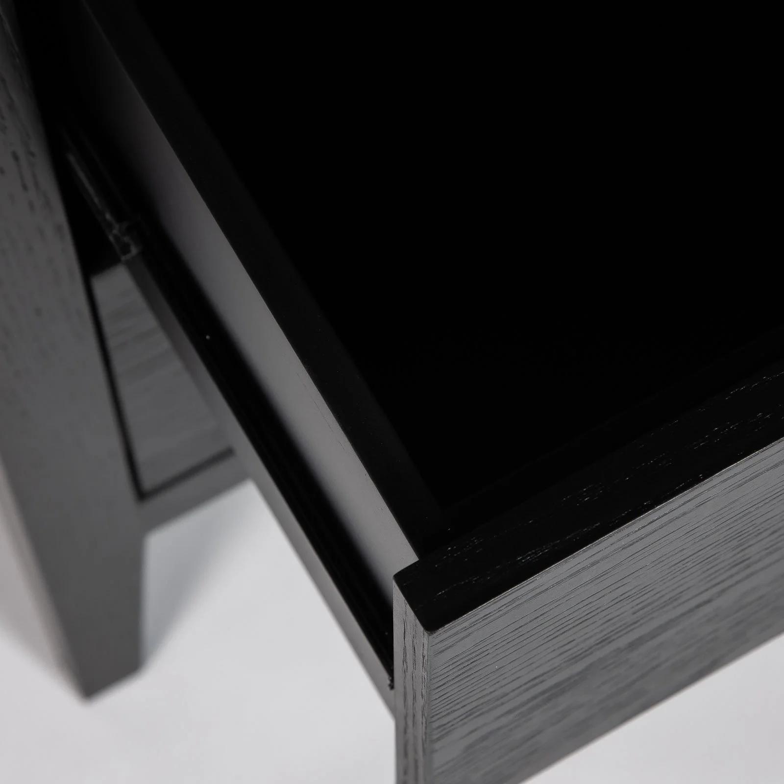11 Dresser - 6 Drawer - Black Open Drawer.jpeg