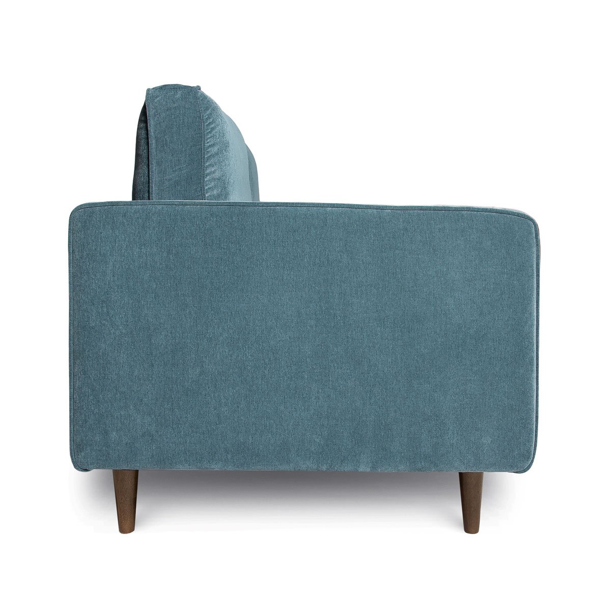 303 Blue Velvet Sofa with Wooden Legs.jpg
