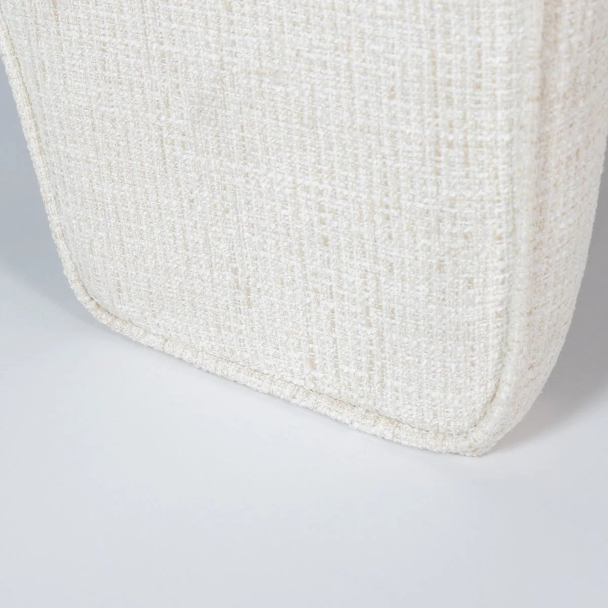 25 Upholstered Chair Cream Fabric Leg seam detail.jpeg