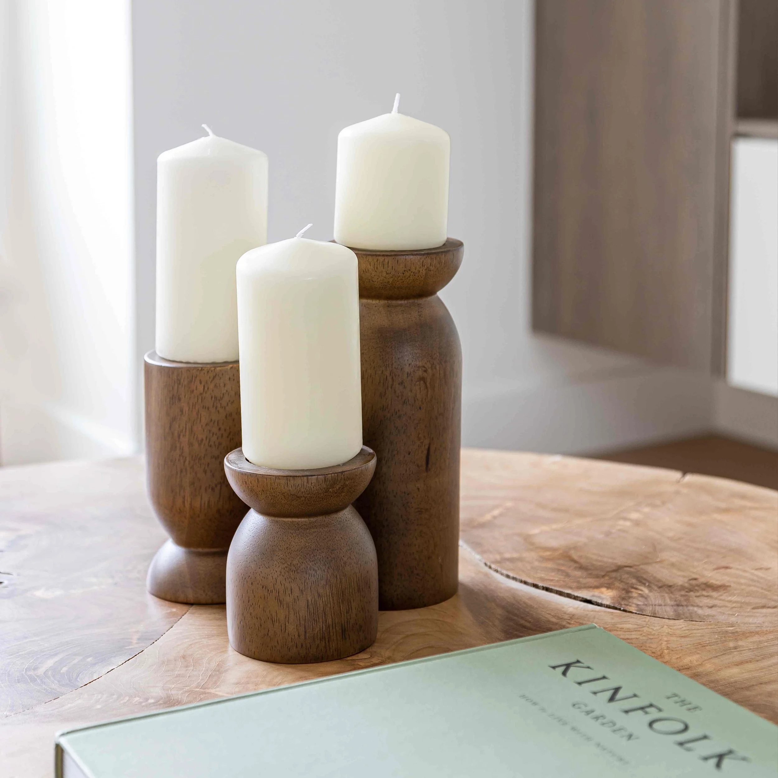 Lifestyle of chestnut candle holder set.jpg