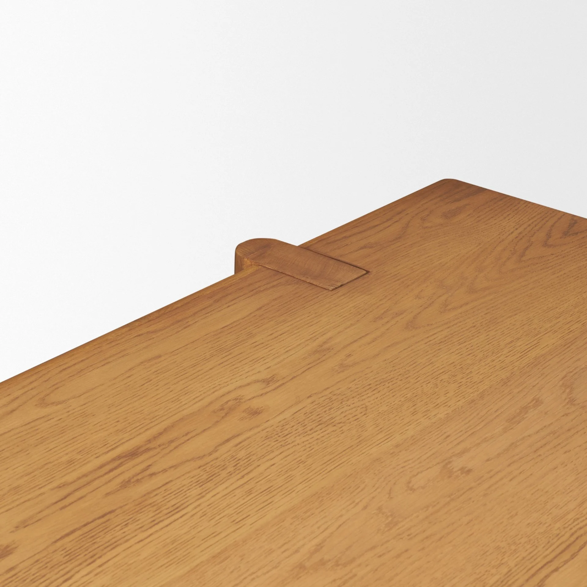 Top Detail of 5 Solid Oak Dining Table.jpeg