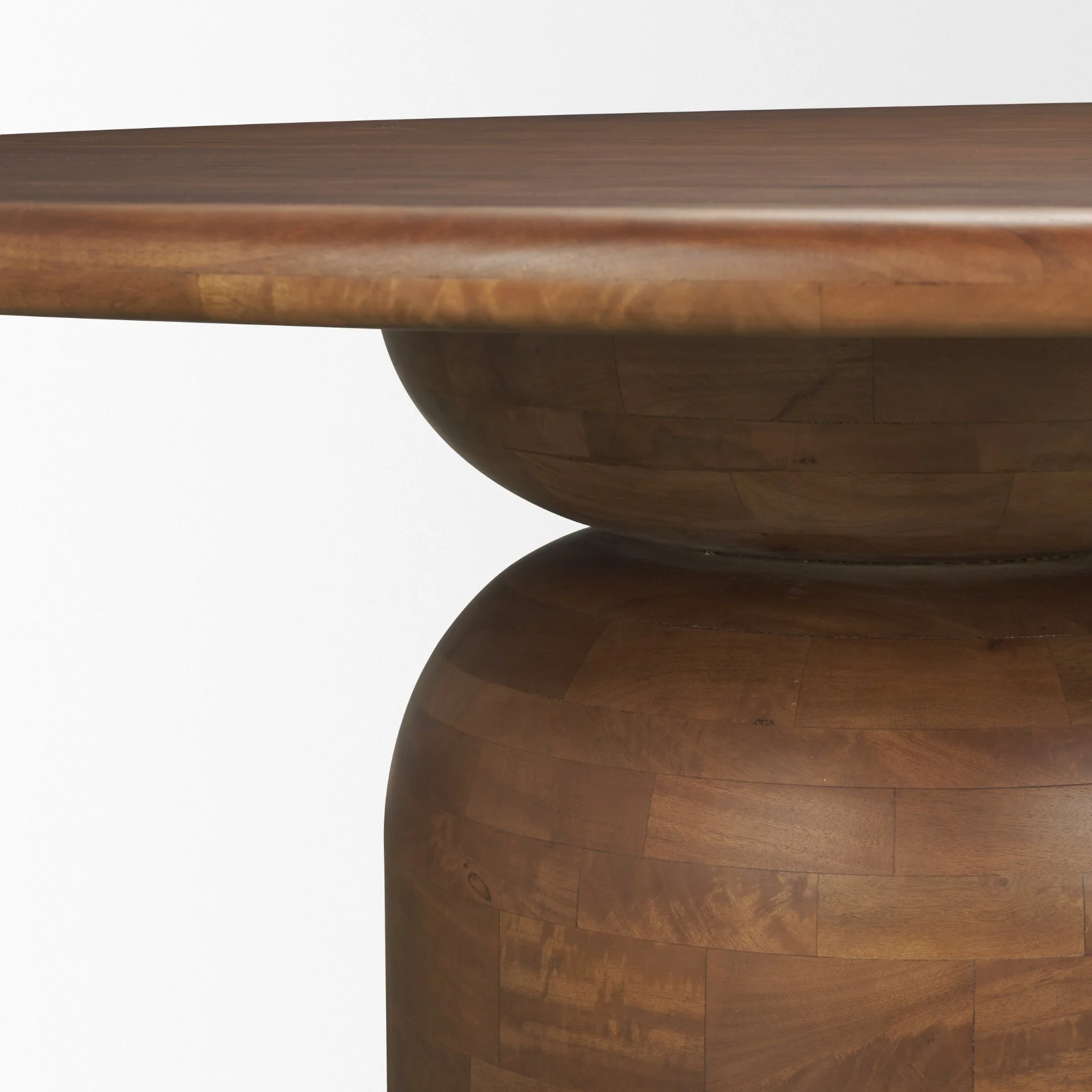 Base Detail on Brown 60" Hourglass Base Round Dining Table.jpeg