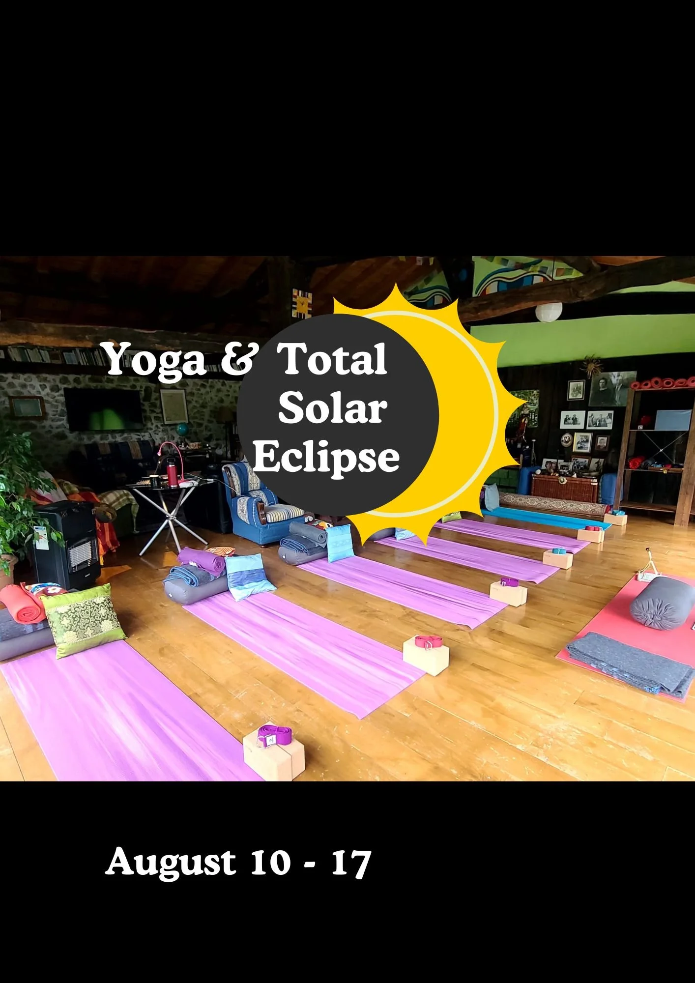 Yoga and Total Solar Eclipse Vacation in the Basque Country