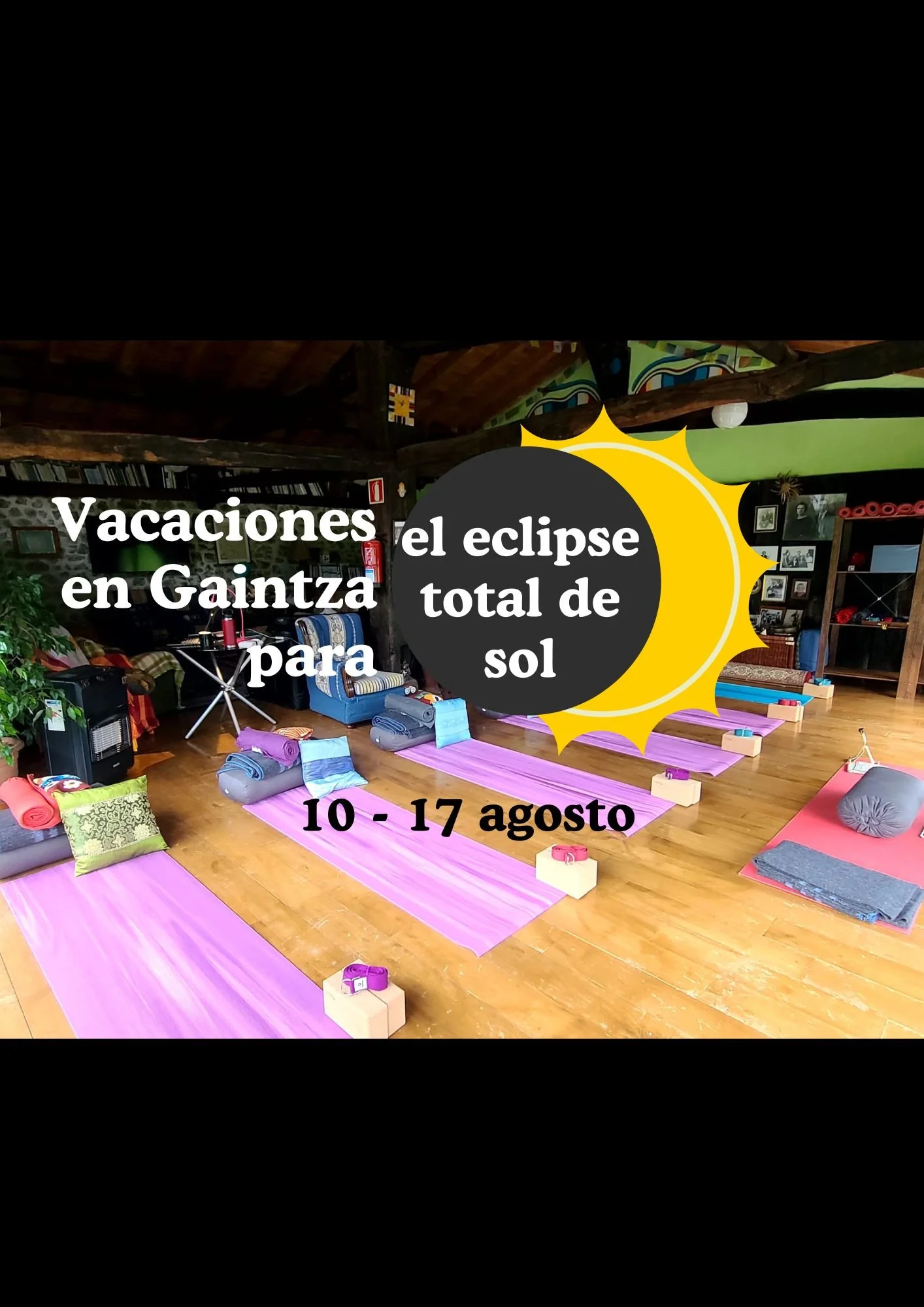Vacaciones en Gaintza para el eclipse total de sol
