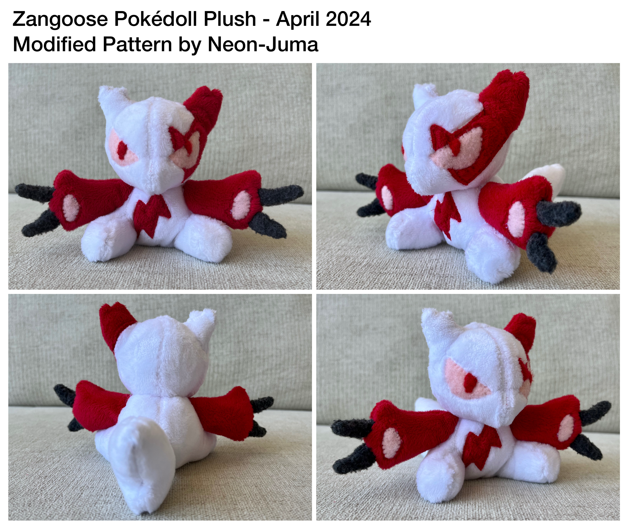 Zangoose Pokedoll Plush