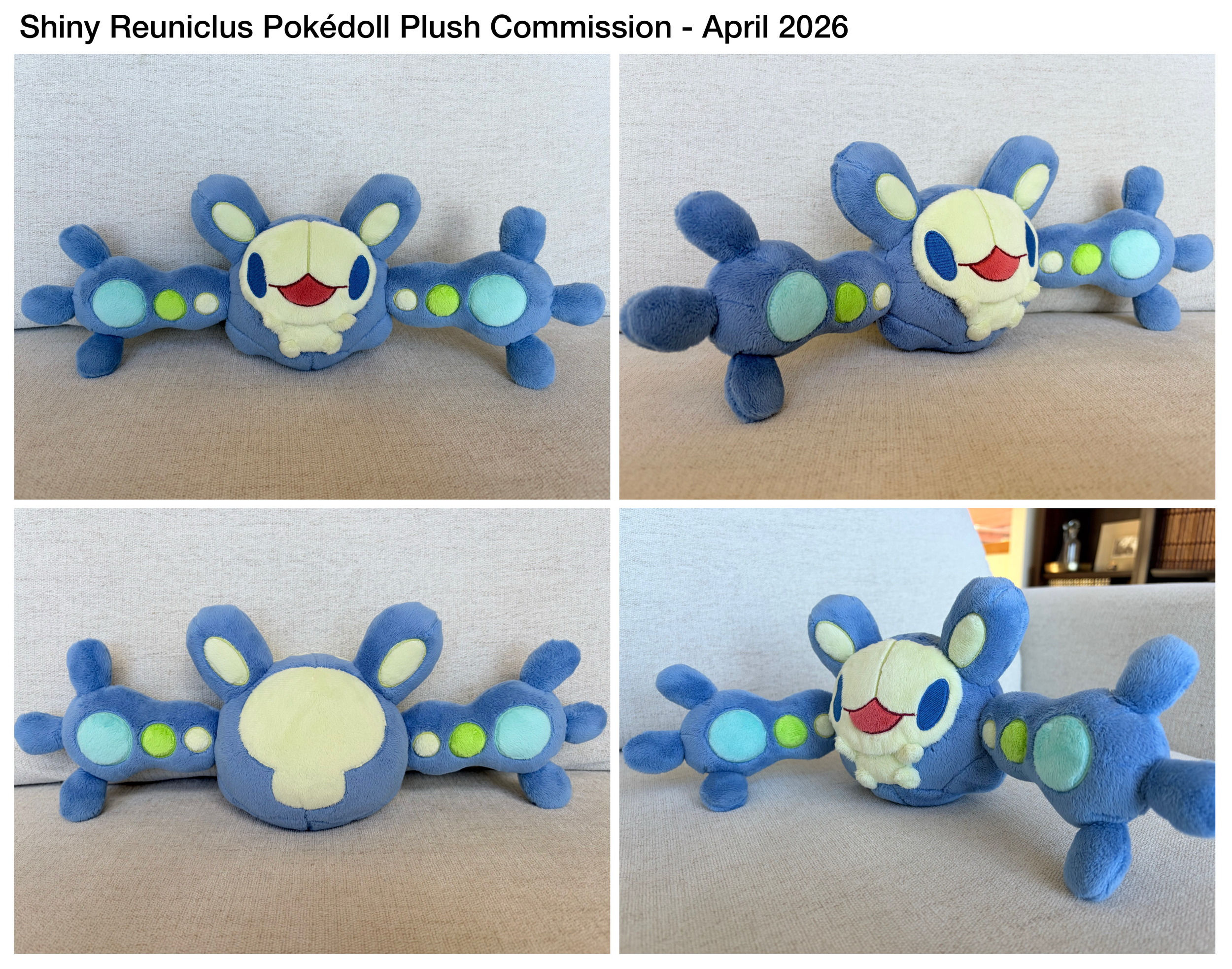 Shiny Reuniclus Pokedoll Plush Commission