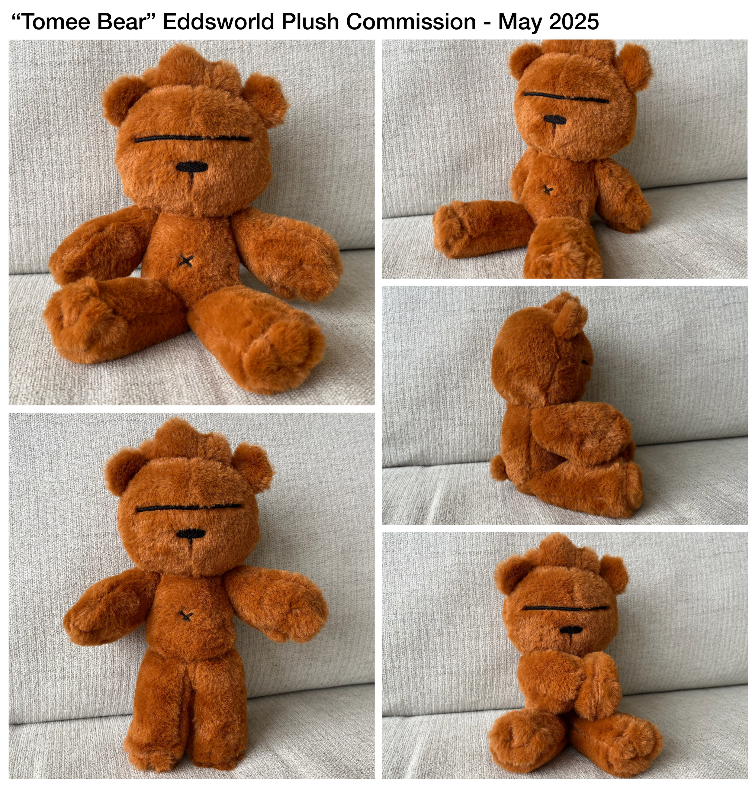 Tomee Bear Eddsworld Plush