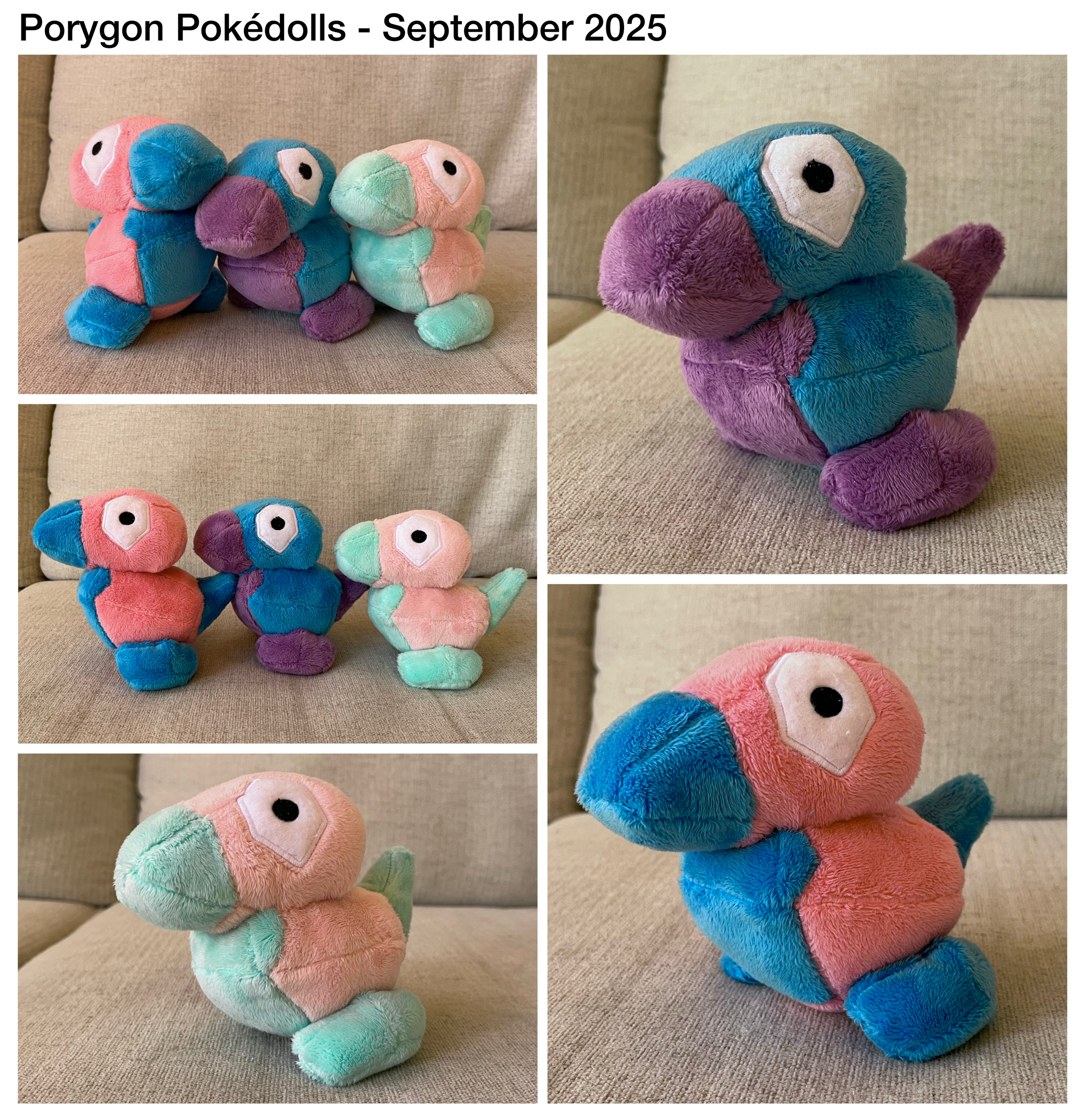 Porygon Pokedoll Plushes