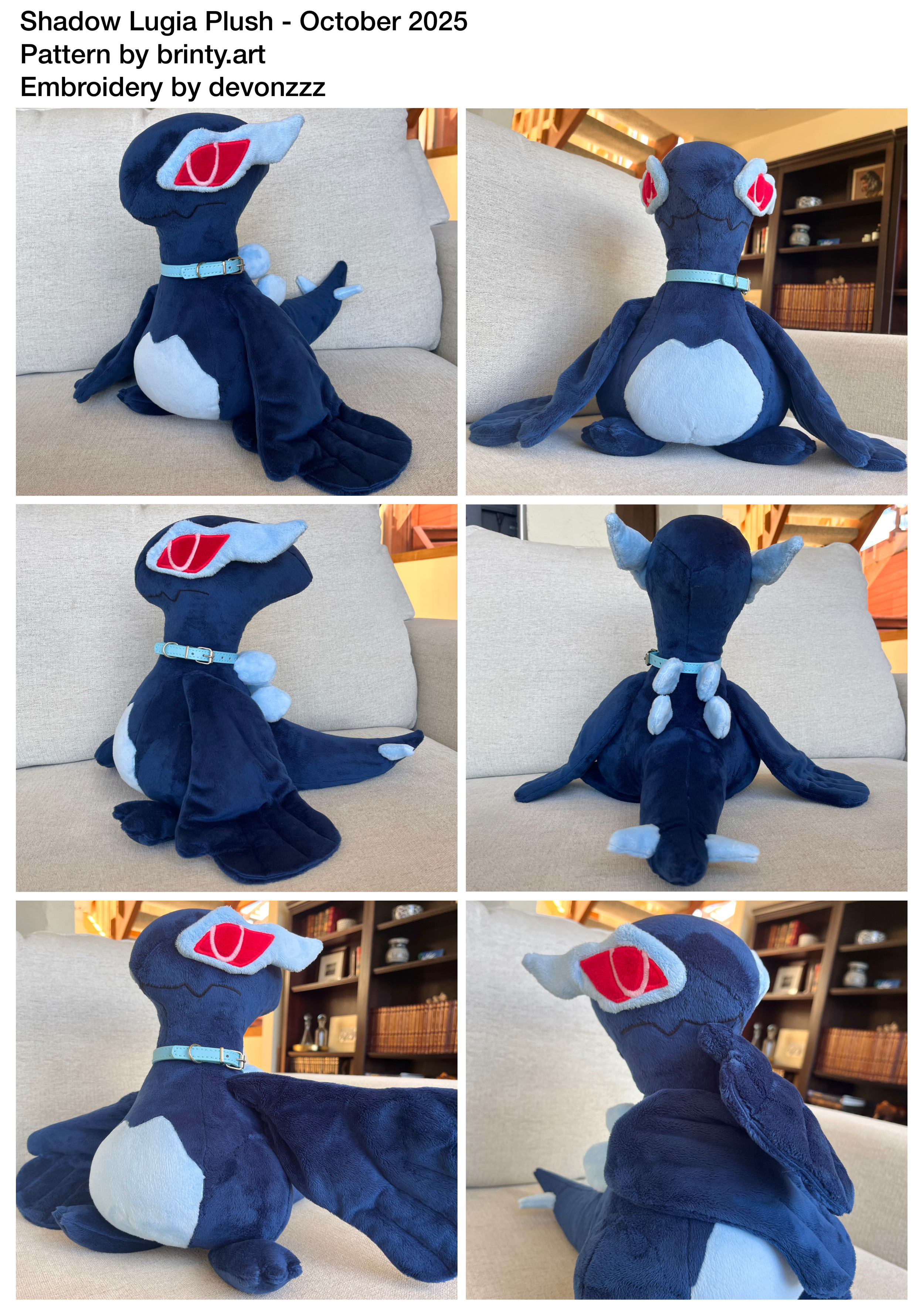 Shadow Lugia Plush