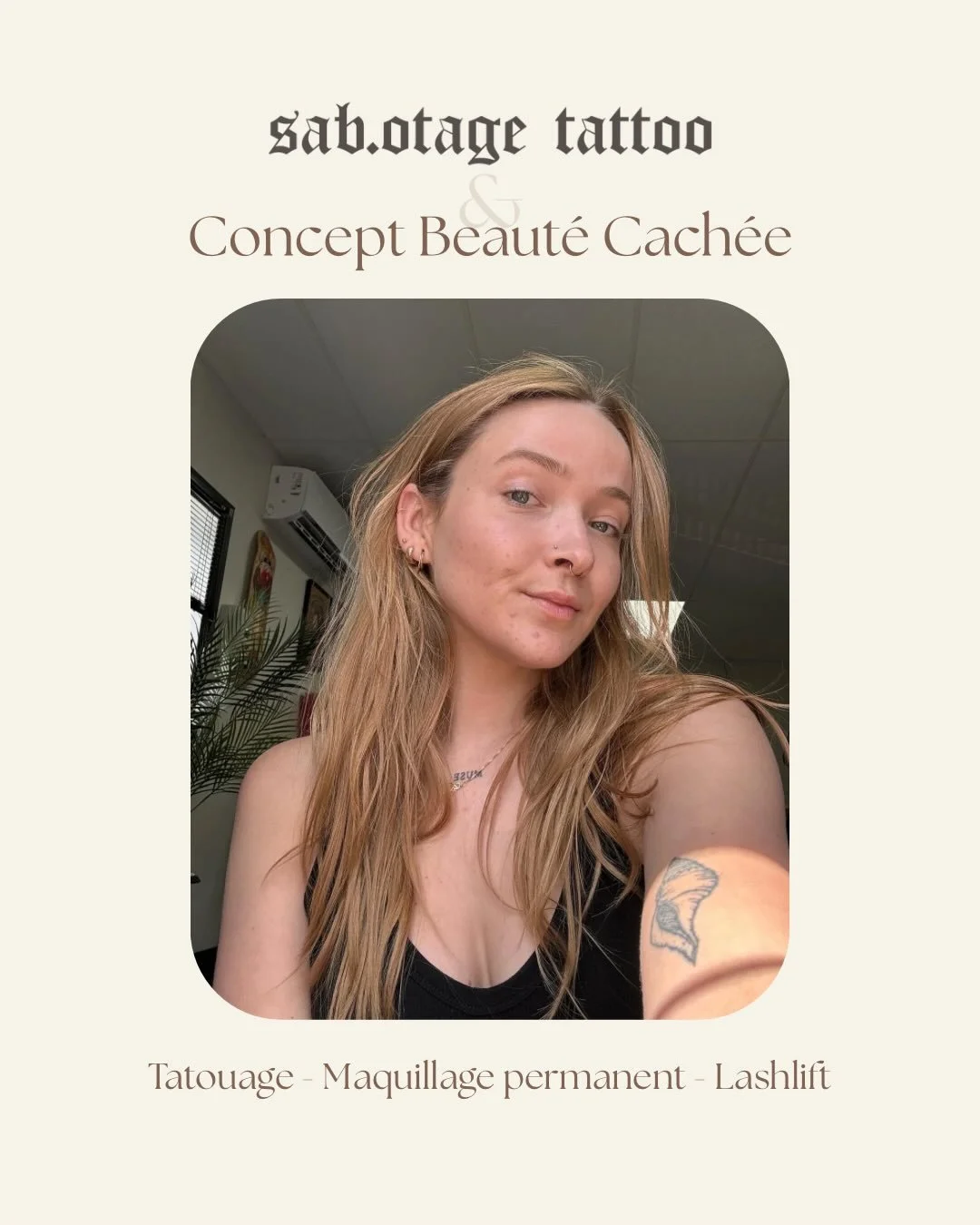 ENFIN 🤍 @sab.otage_tattoo emm&eacute;nage au @concept.beaute.cachee 💕
Ma recherche de local s&rsquo;est arr&ecirc;t&eacute; avec la merveilleuse Justine, qui m&rsquo;avait d&eacute;j&agrave; contact&eacute;e &agrave; quelques reprises dans le pass&