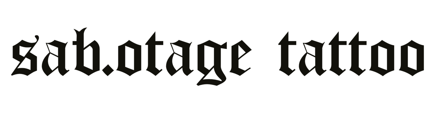 sab.otage tattoo