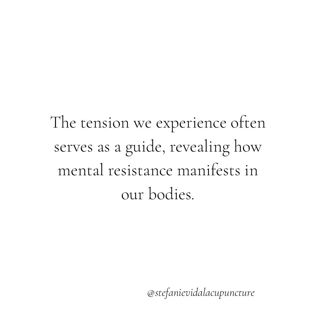 The tension we carry is often a map of where we&rsquo;re holding on too tightly. 

The neck and upper body can stiffen when we&rsquo;re in defense mode, bracing for what&rsquo;s next, or when we feel the weight of the world pressing down. 
 
Sometime