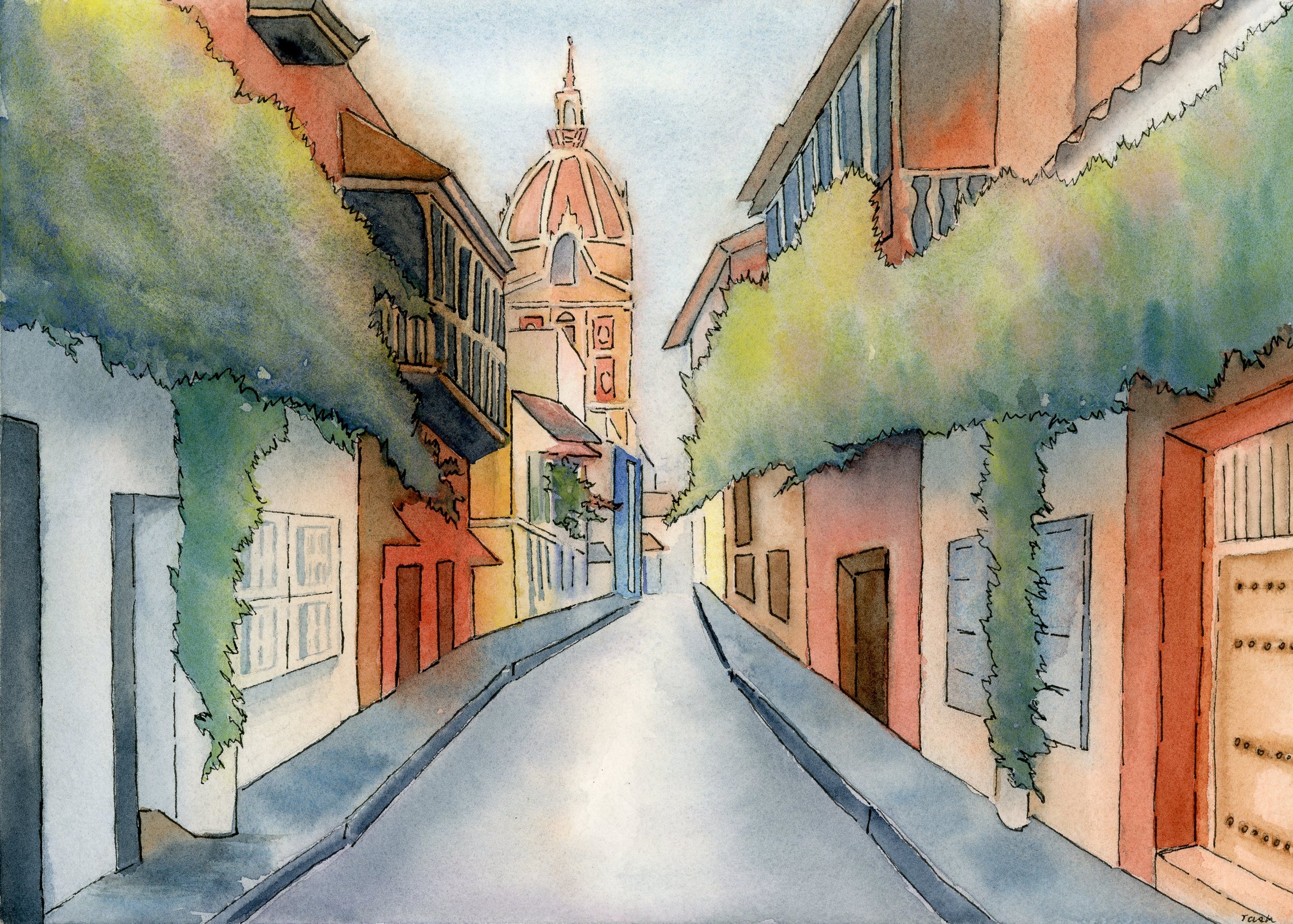 Private Commission (9"x12" Watercolor on Paper)