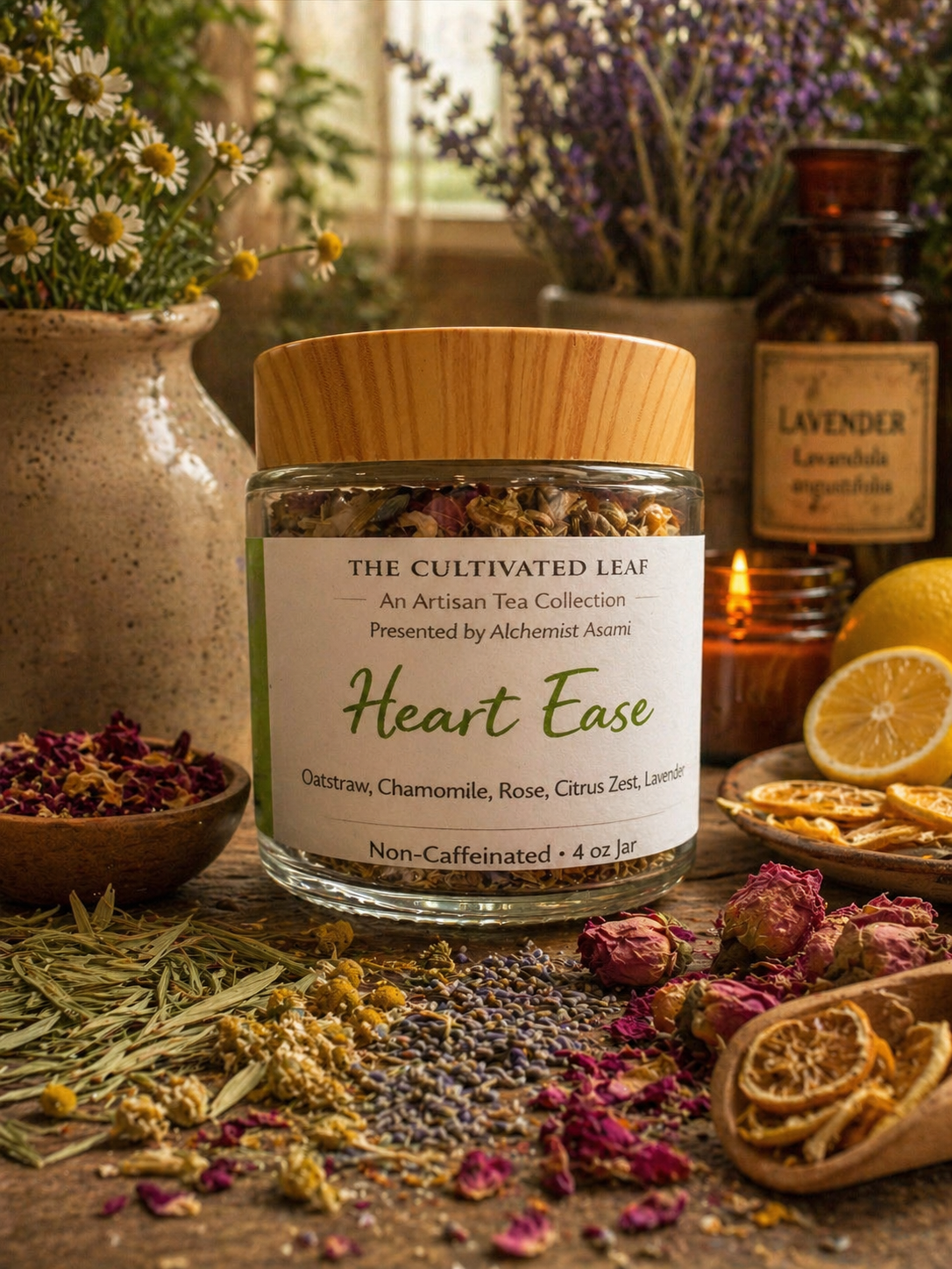 Heart Ease Artisan Tea - Cardiovascular + Stress