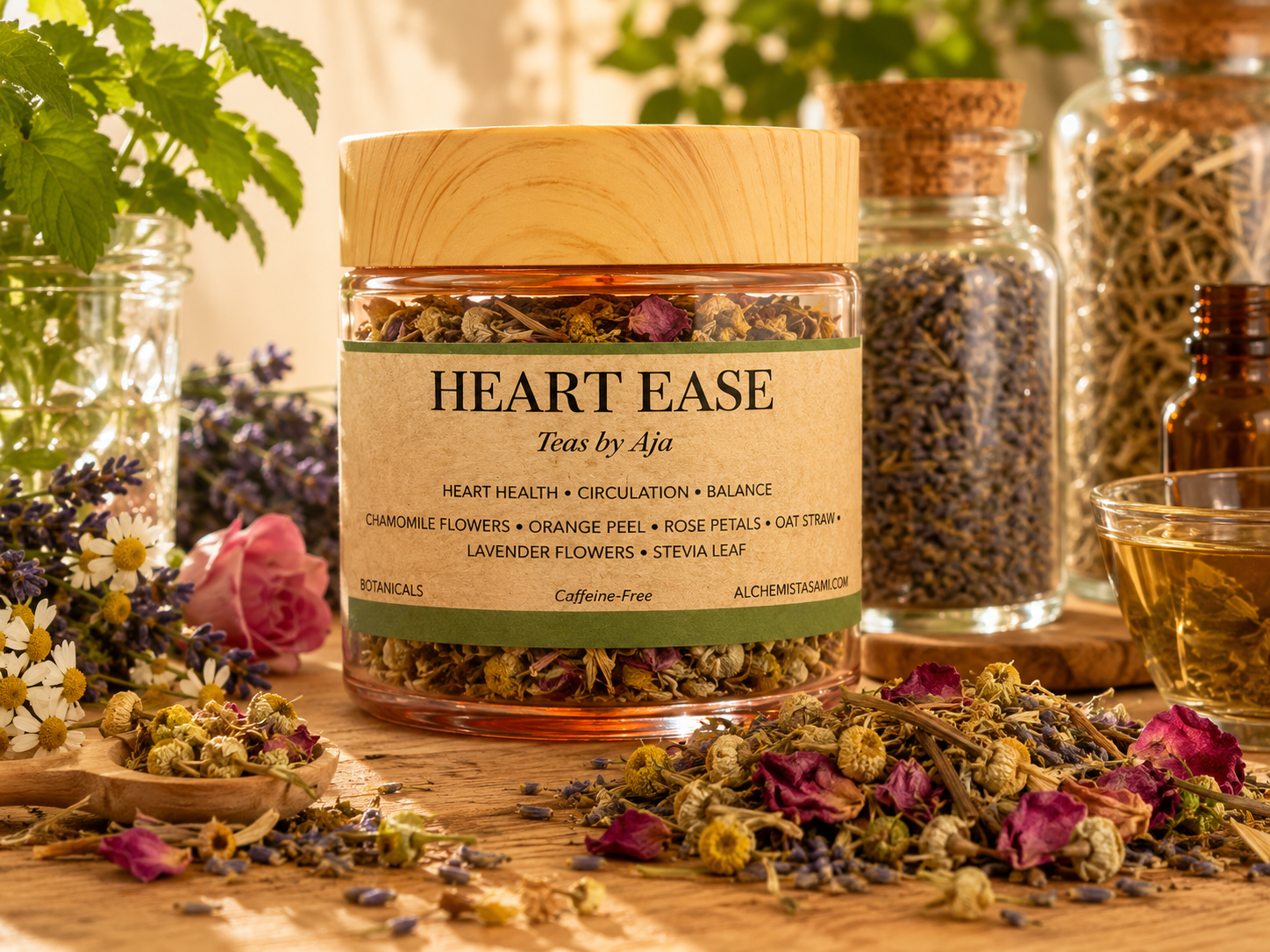 Heart Ease Artisan Tea - Cardiovascular + Stress