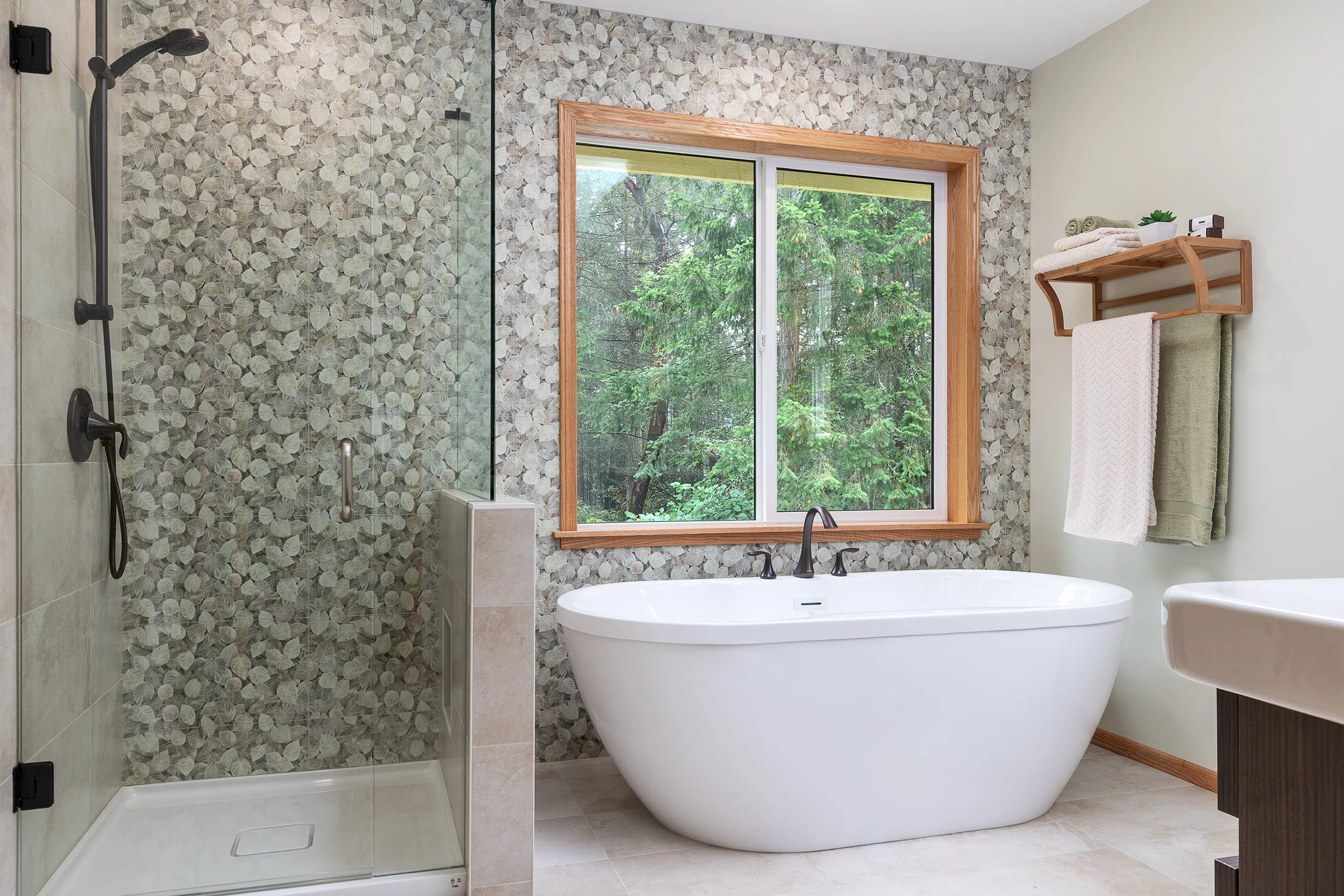 Saddle -  Bathroom Renovation in Nanoose