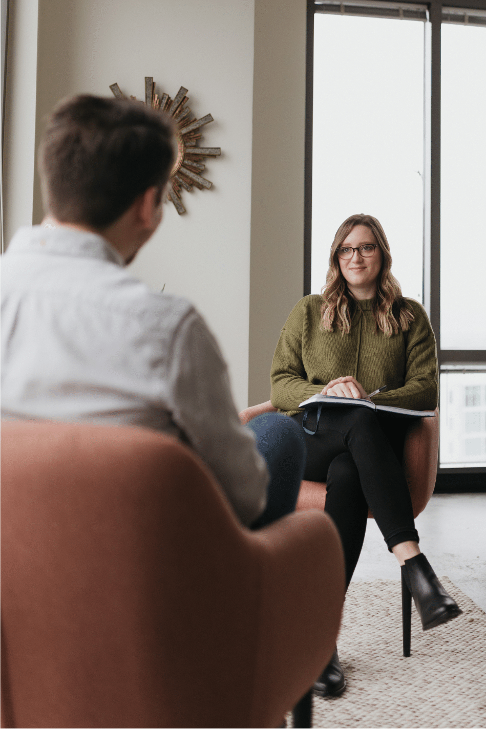 A photo of Samantha Speed, LCMHC, an anxiety and religious trauma therapist in North Carolina, South Carolina, Florida, and Georgia