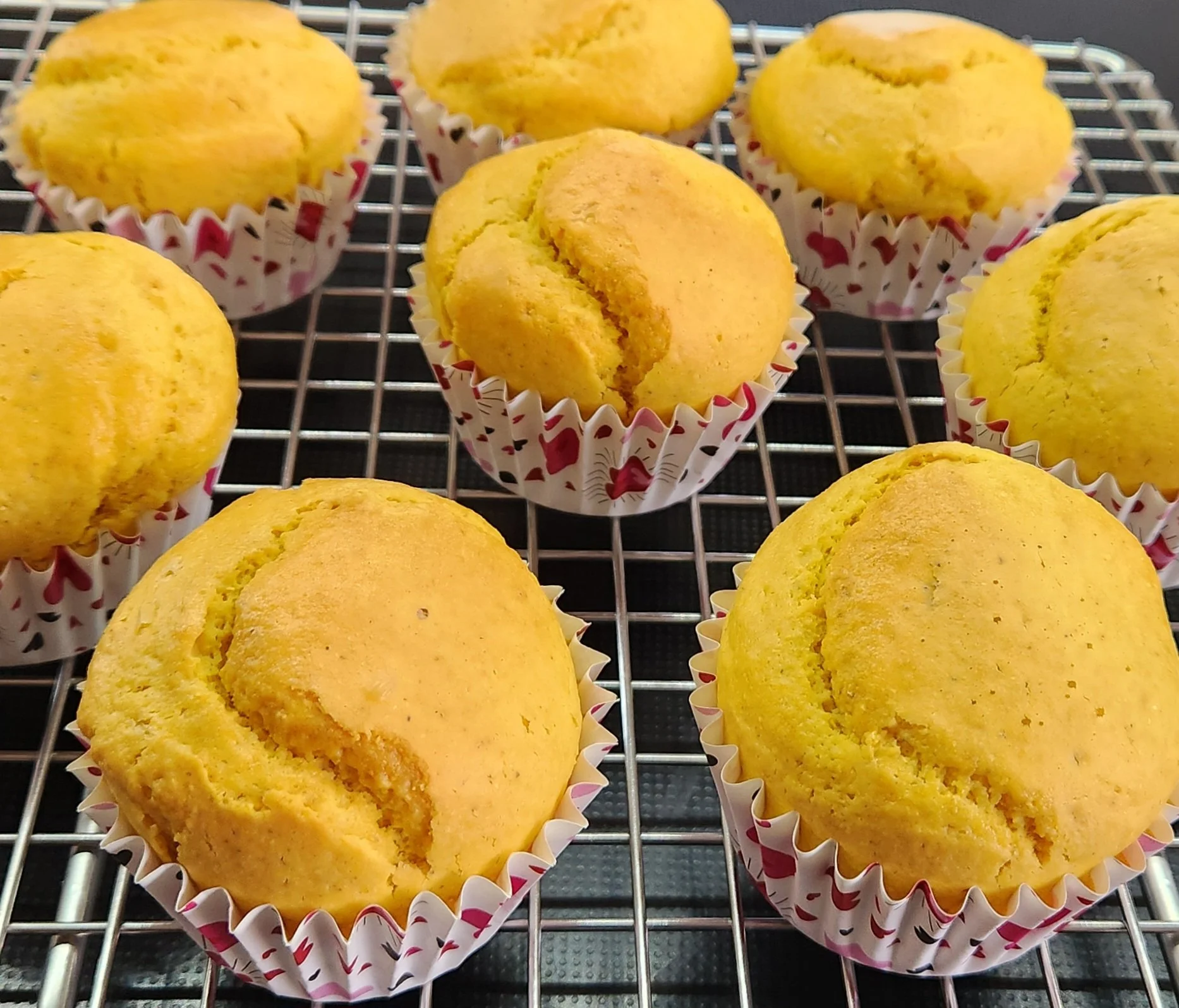 Golden Gluten-Free Corn Bread Muffins