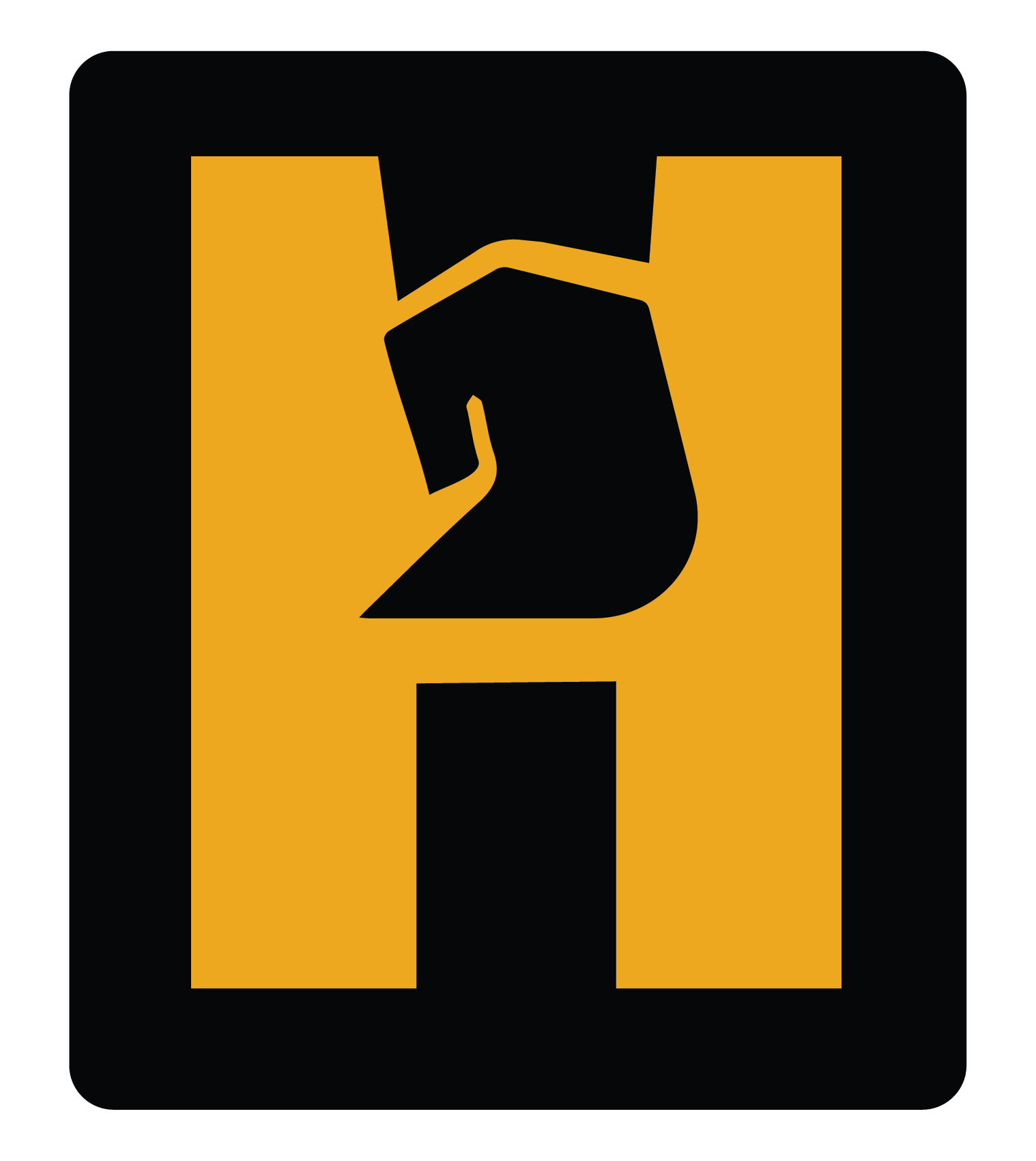 Yellow and black watermark logo with a big excavation scoop.