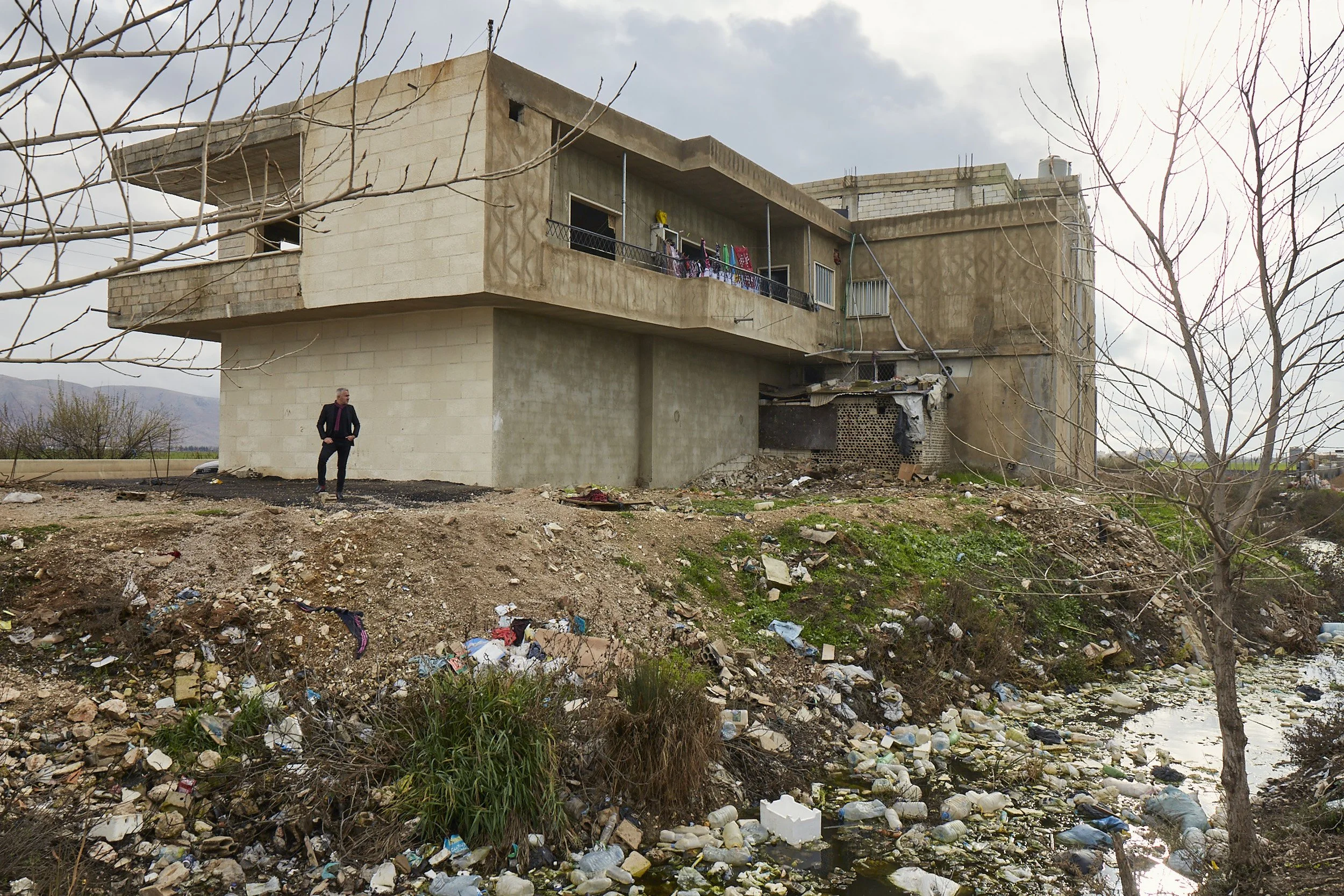 Lebanon-displaced people-Syrian refugee family