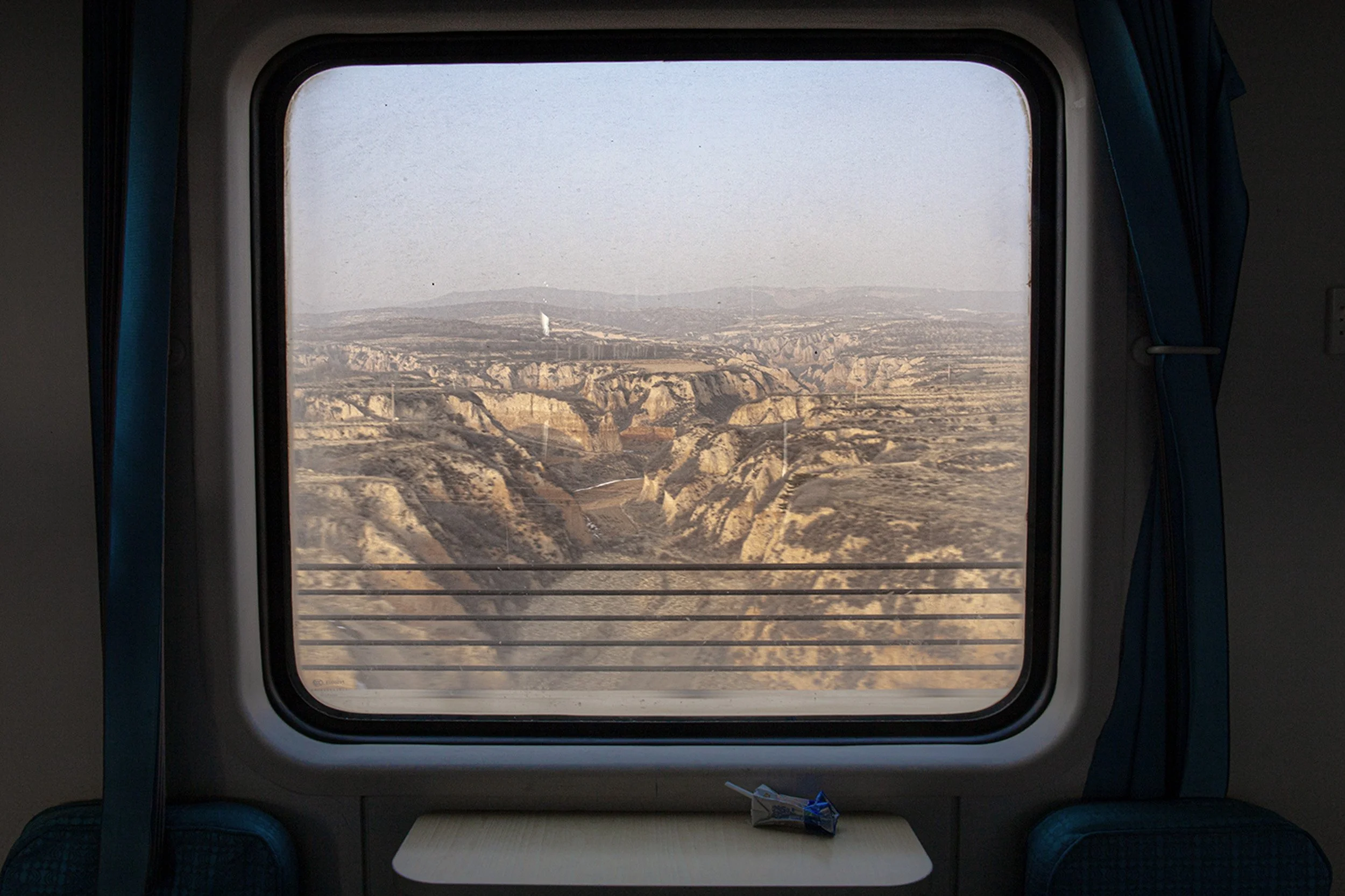 China-train travel Hunan - Shanxi