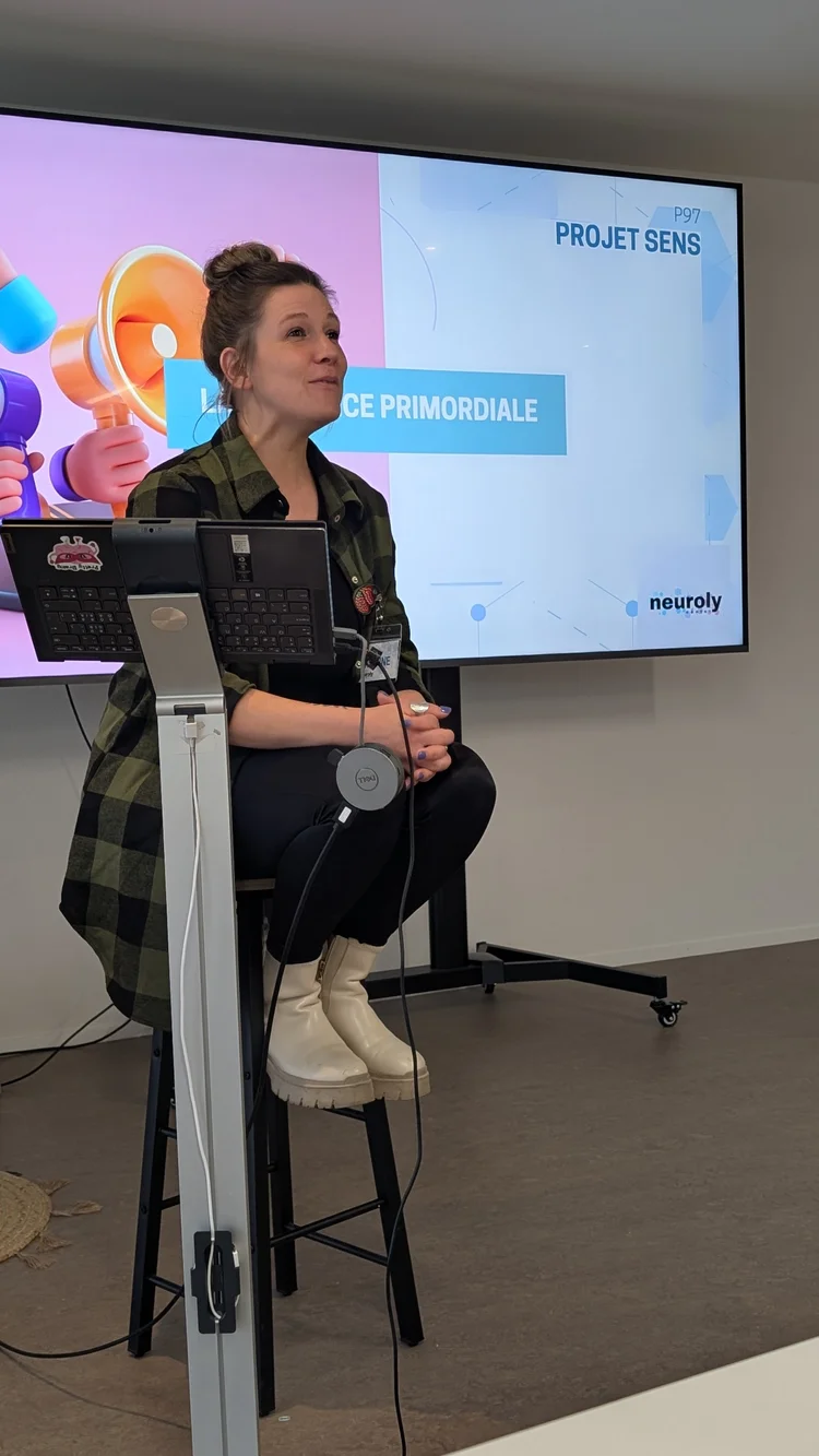 Nadine en formation, chez Neuroly