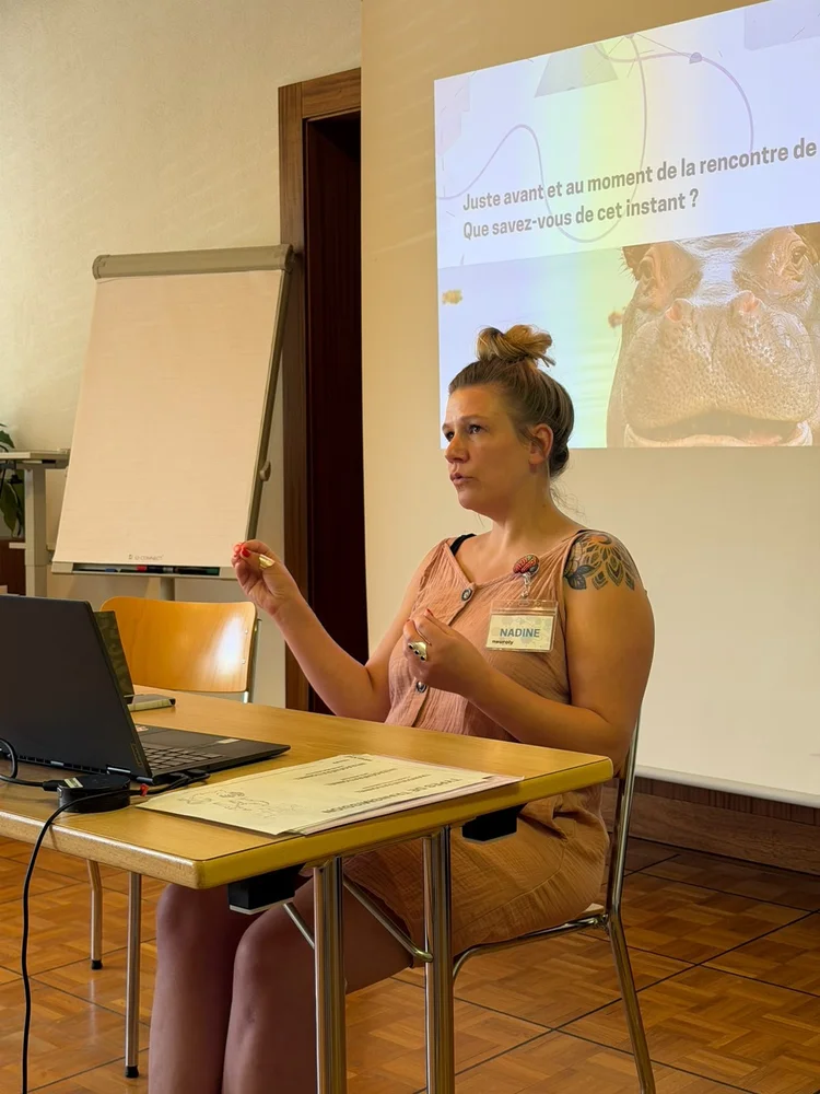Nadine en formation ALMA, chez Neuroly