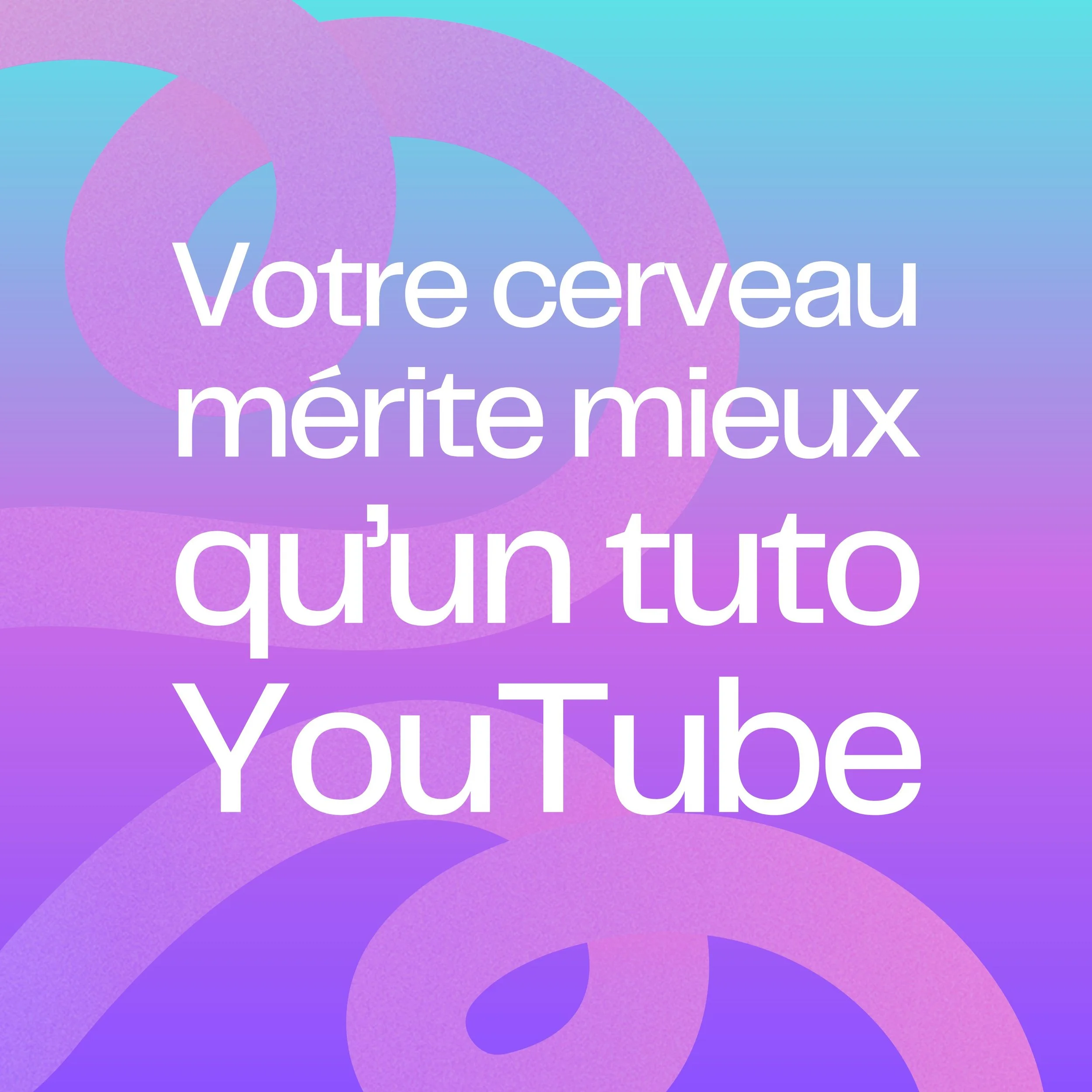 Texte en français sur un fond coloré dégradé évoquant la créativité et l'innovation.