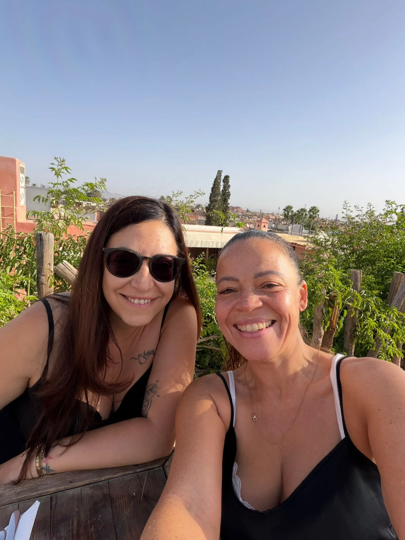 Nelcy et Emily à Marrakech