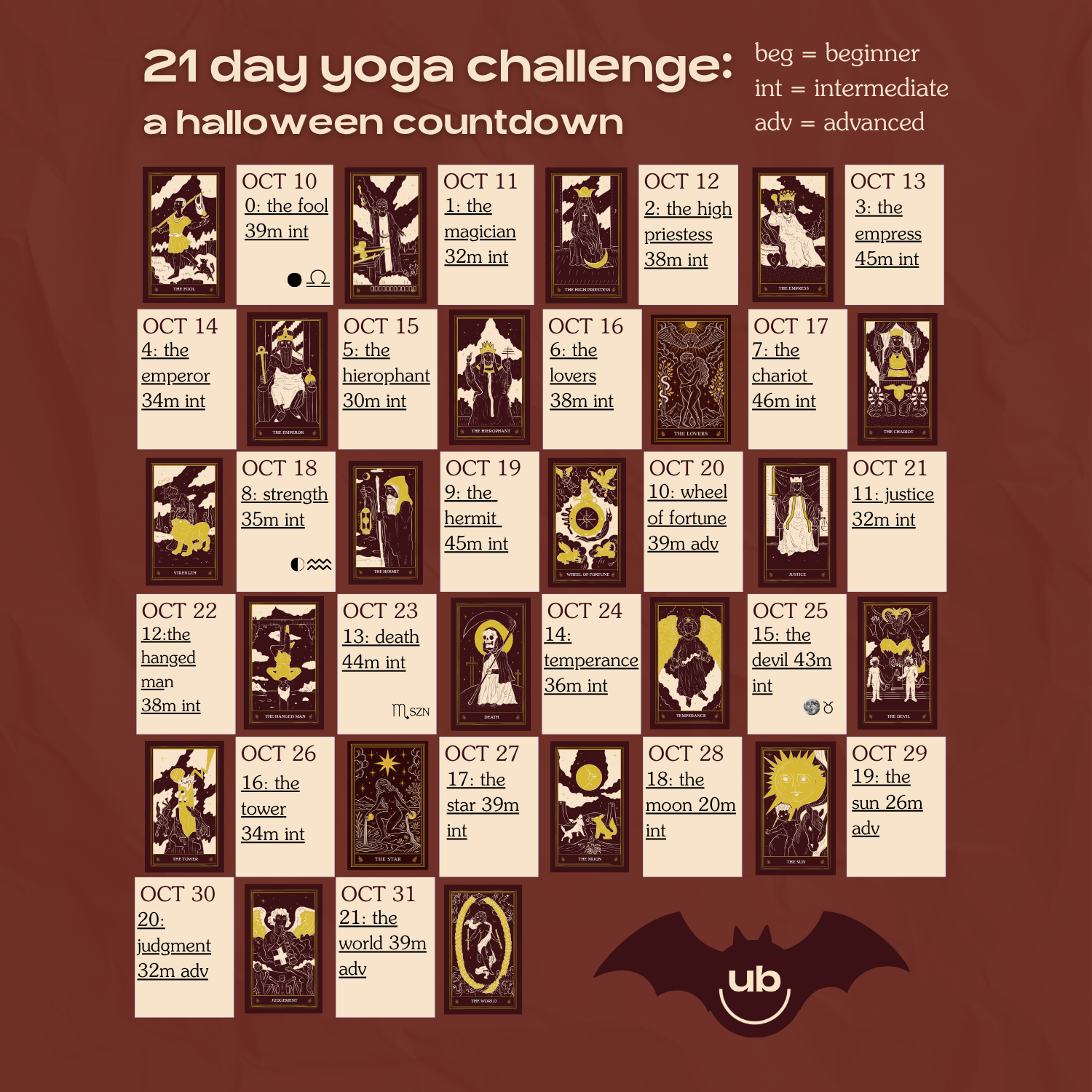 Major Arcana Challenge: Countdown to Halloween