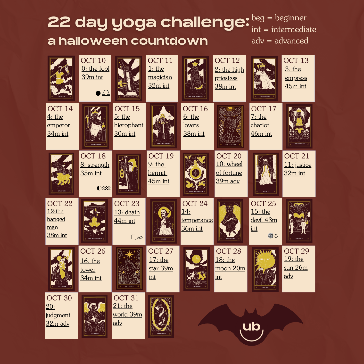 Major Arcana Challenge: Countdown to Halloween