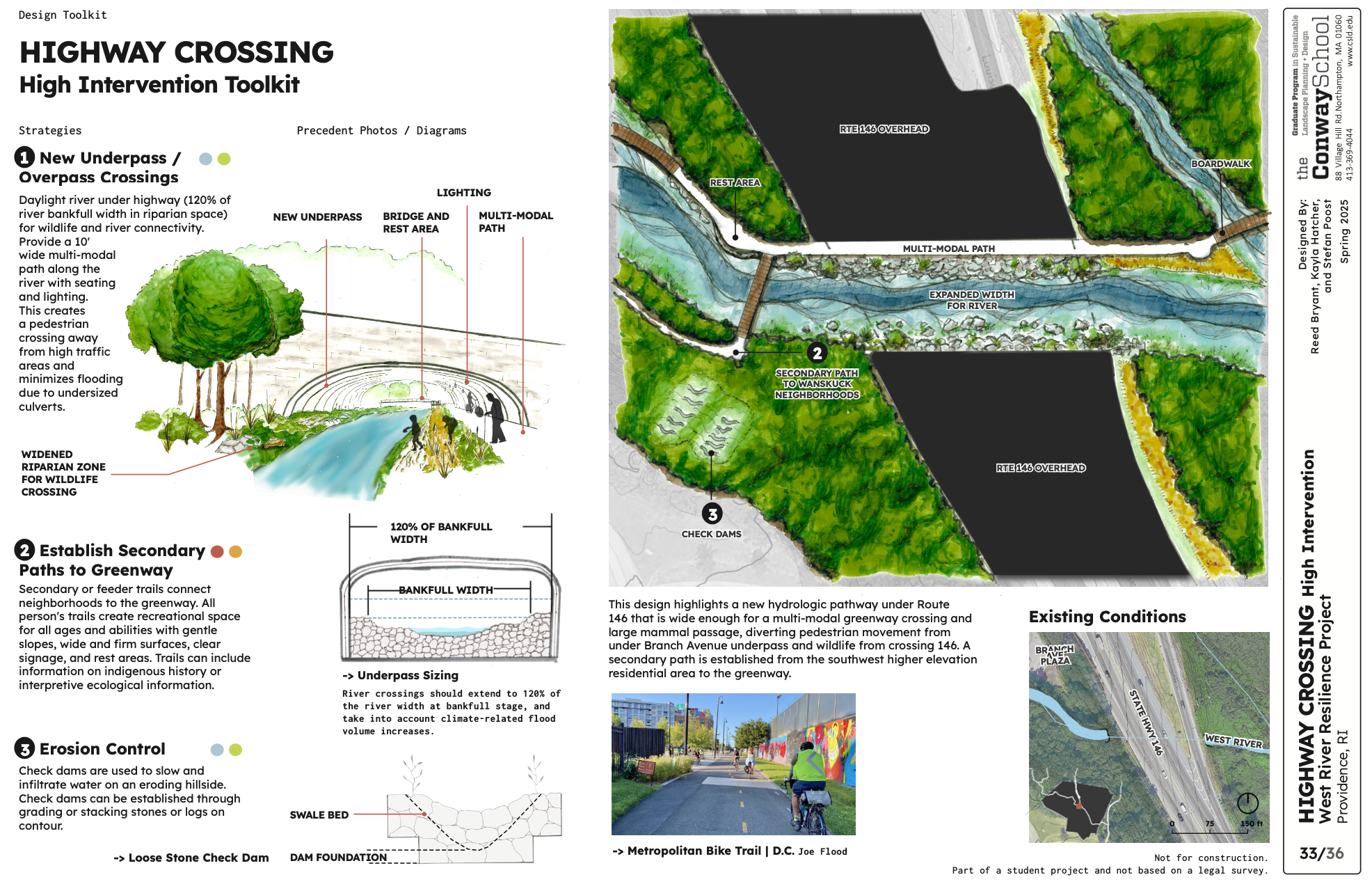 Urban Community Resilience and River Restoration Plan for Providence, Rhode Island, USA | 2025