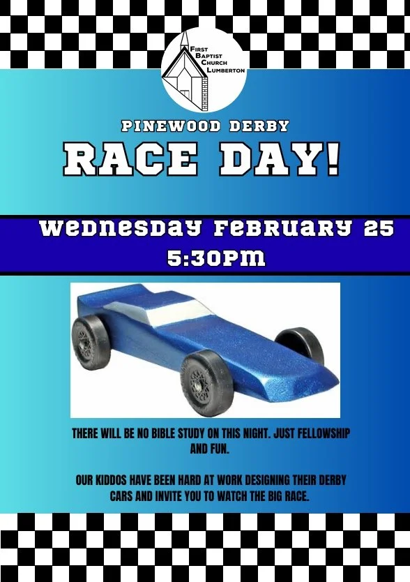 FBC Kiddo's Derby Car Race Day