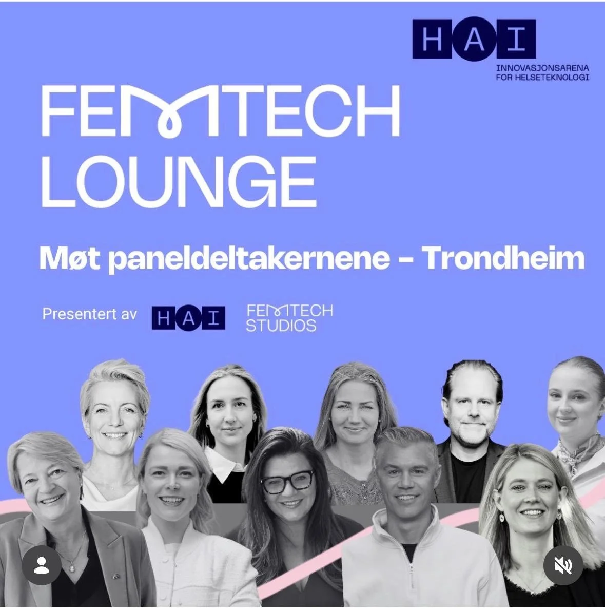 Femtech Lounge at Trondheim Tech Festival