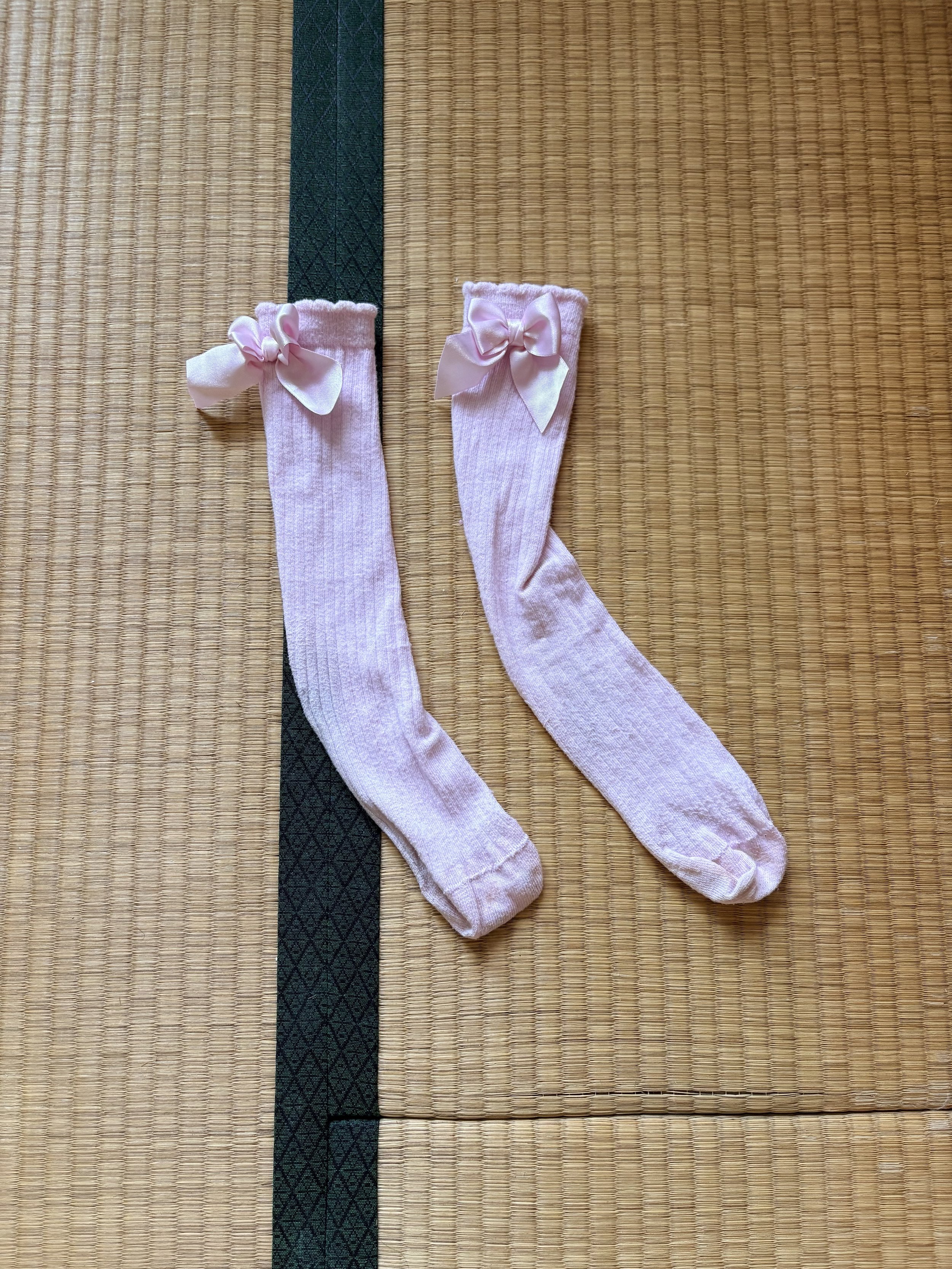 Pink Bow Socks