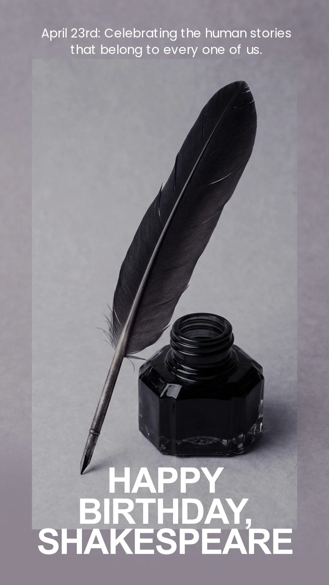 Happy Shakespeare Day!

Today we&rsquo;re celebrating William Shakespeare and the many ways his work still speaks to people across time, language, and culture.

At Shakespeare Signs, we believe Shakespeare should be more accessible, more welcoming, a