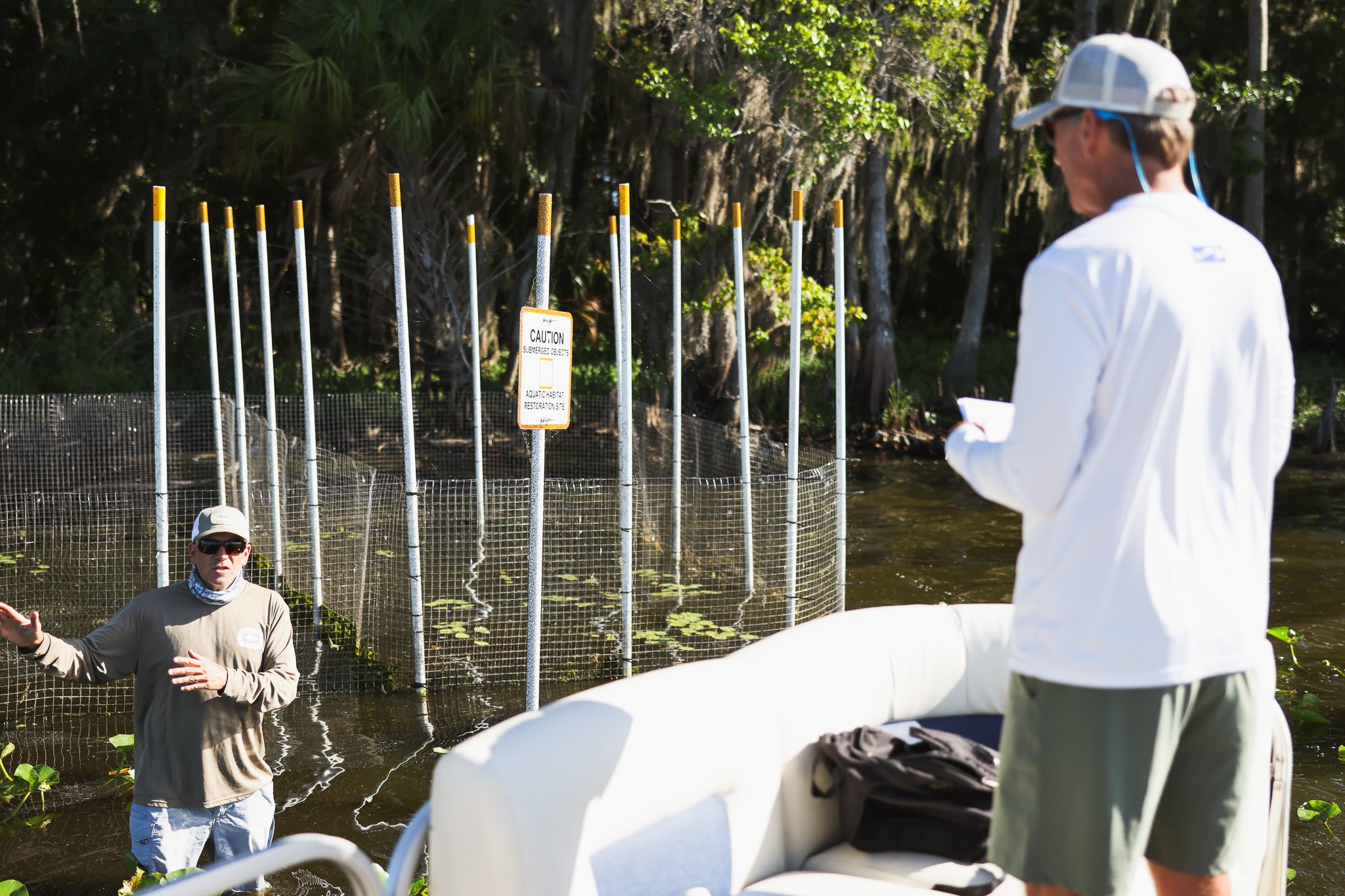 A CEP research station in the St. Johns River