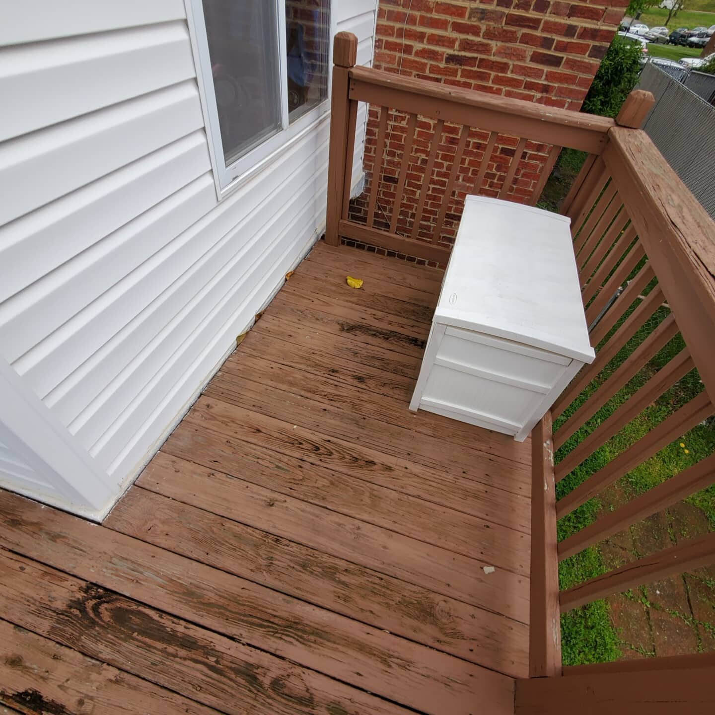 Get your Deck re-boarded
Sometimes a deck is to far gone to refinish and its best to start over with fresh lumber especially on the high traffic areas of your deck 
Call today for your free estimate 
#TheDeckDudes #springcleaning #re-board