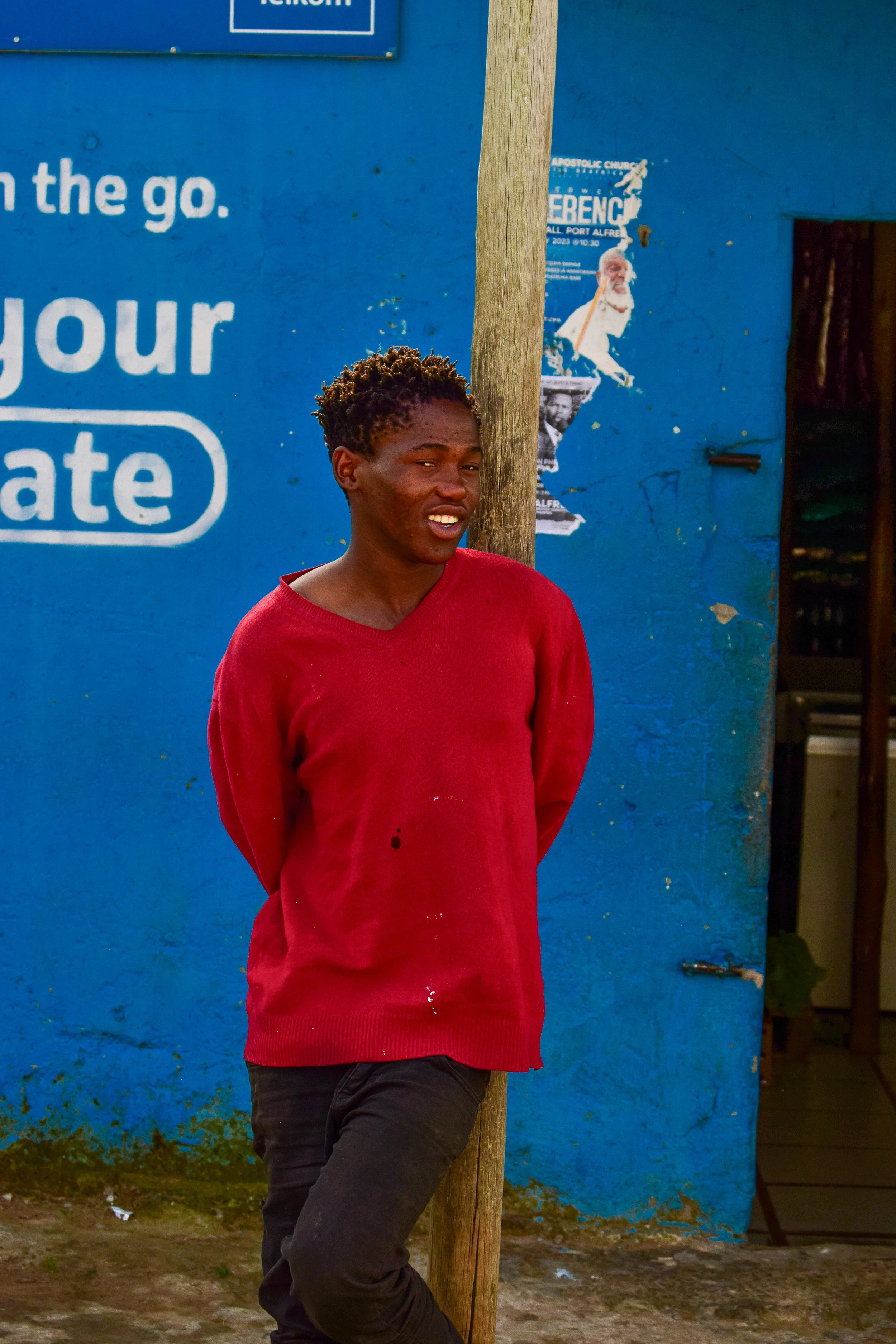 A 19-year-old boy stood in front of a Spaza shop in Port Alfred