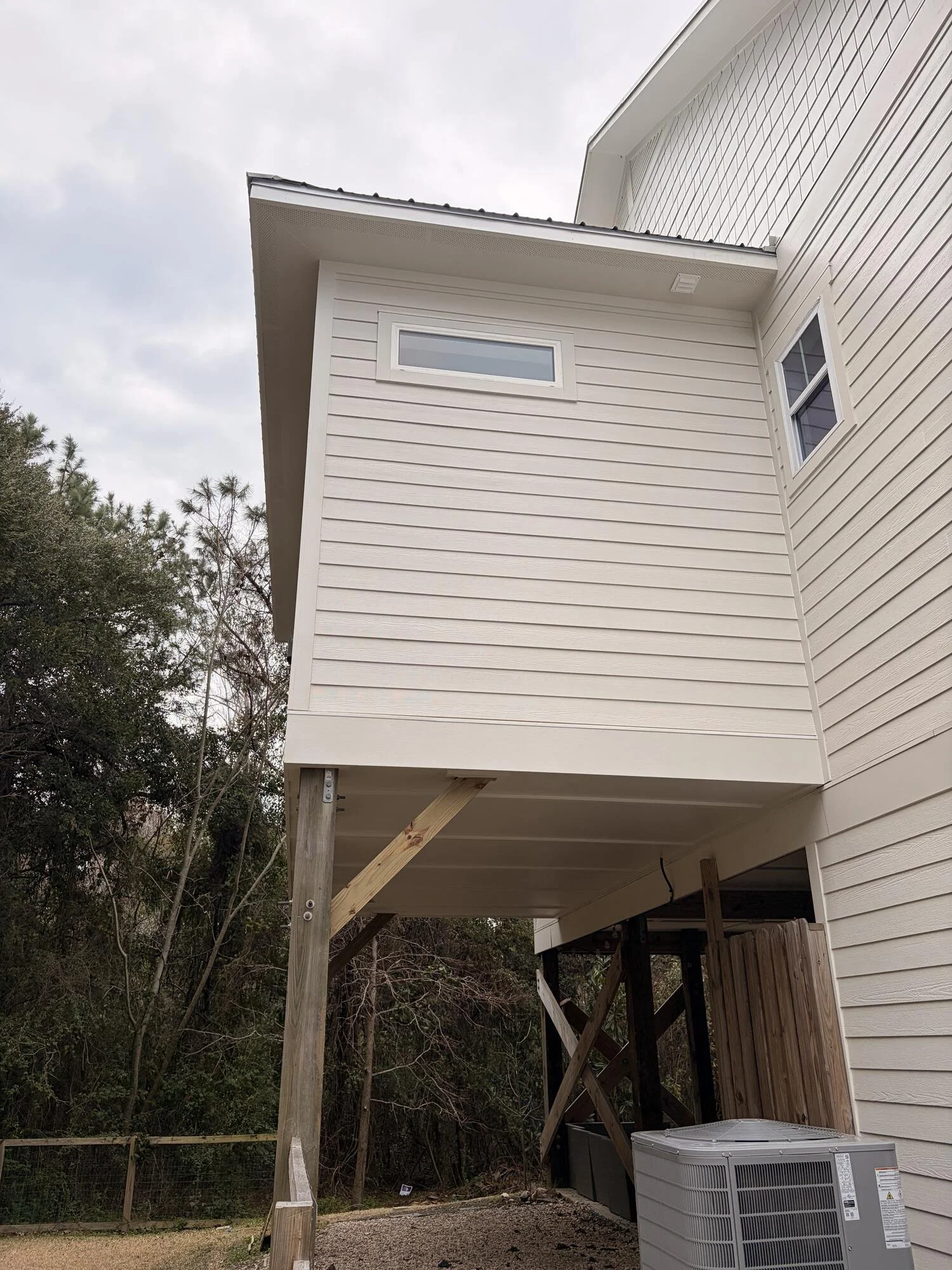 After — The addition after paint blended in perfectly to the existing home