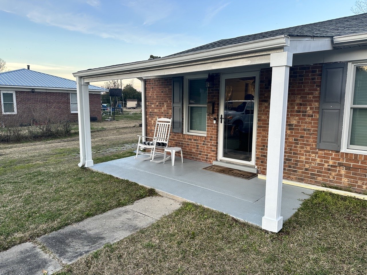 Wrapped these 4x4 porch columns give a more dignified look