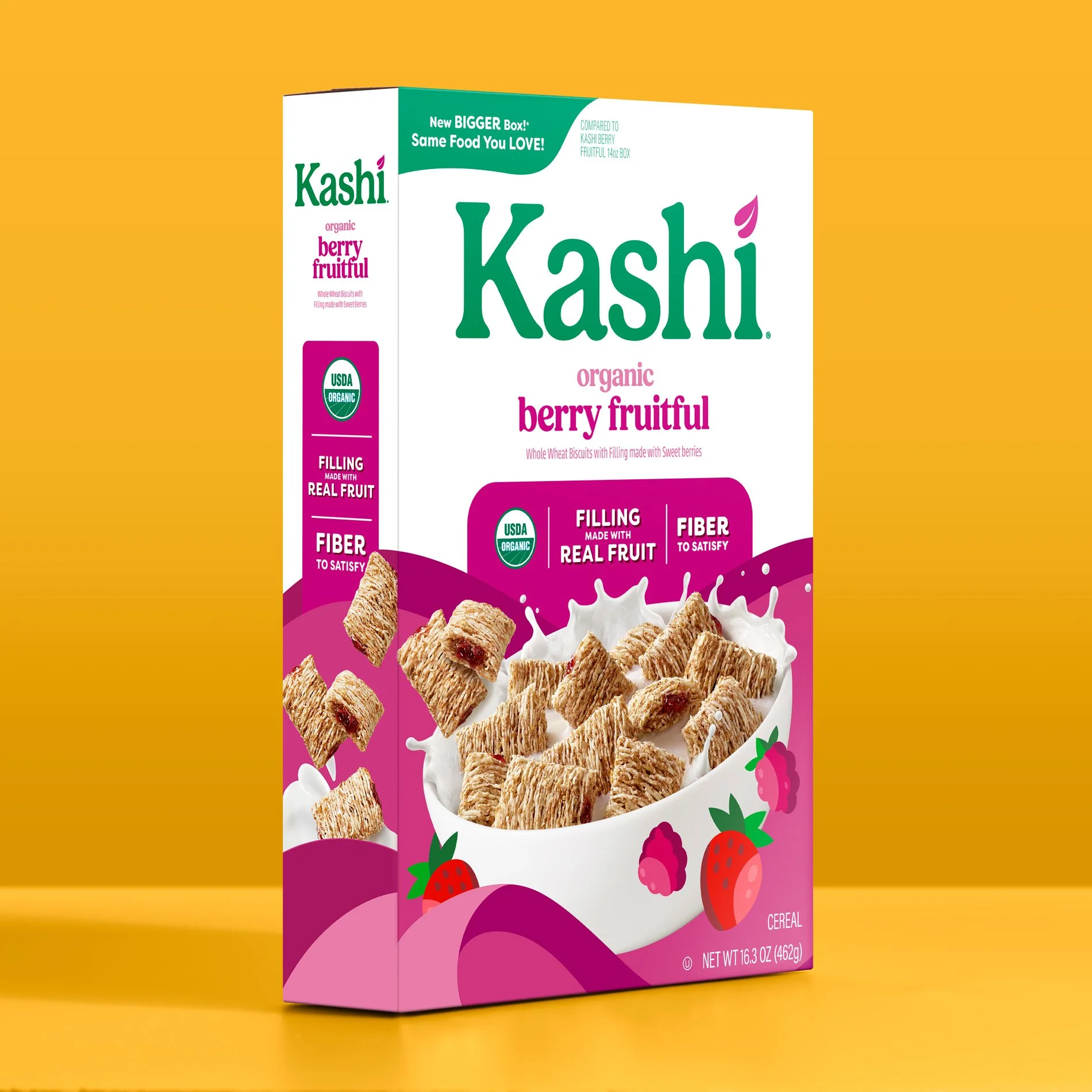 Kashi Berry fruitful Cereal Packaging photography for brand redesign - CPG Brand Photography