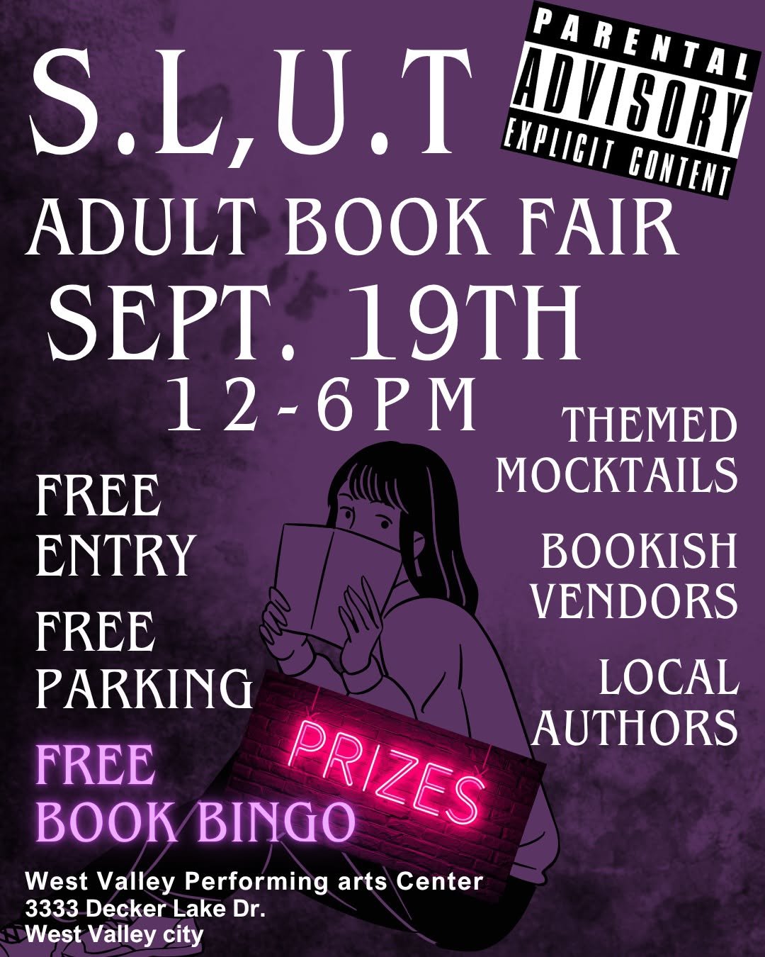 S.L,U.T Adult Book Fair