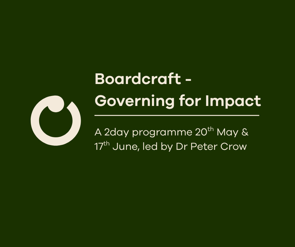 BoardCraft – Governing for Impact 2-DAY Programme